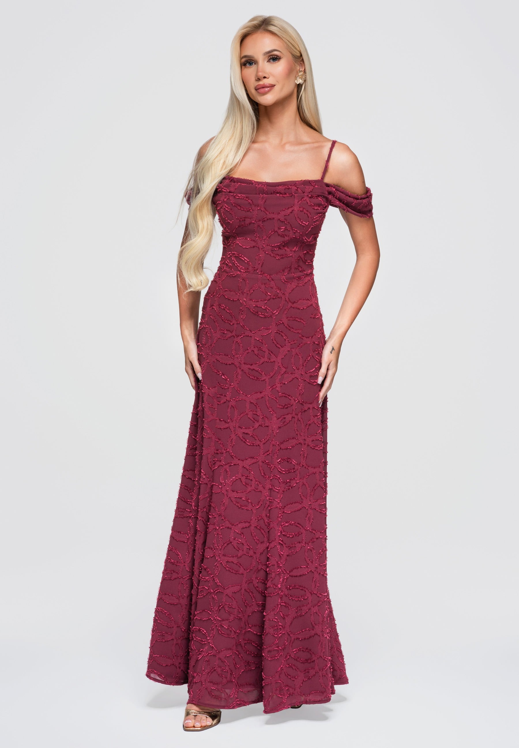 Evening dress burgundy — 6