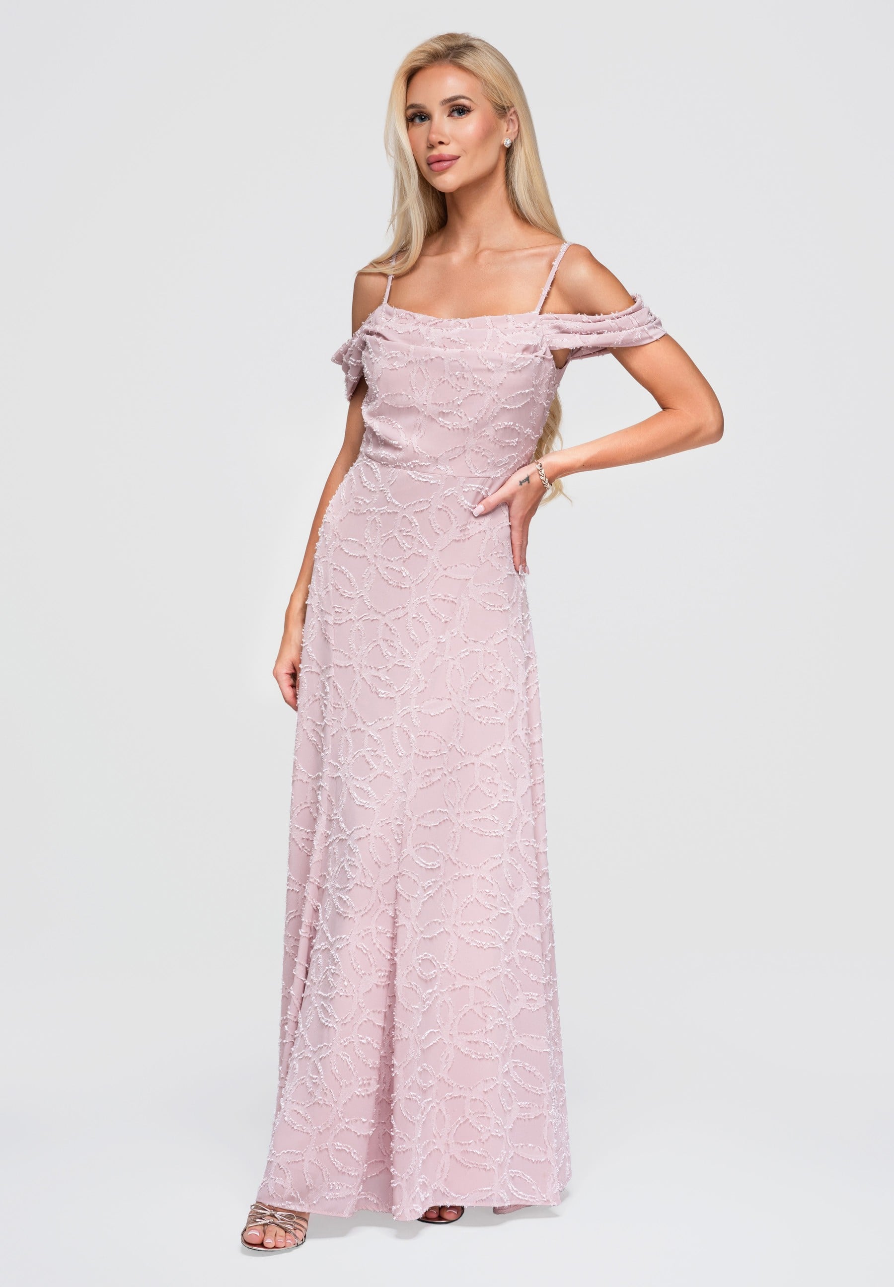 Evening dress pink — 1