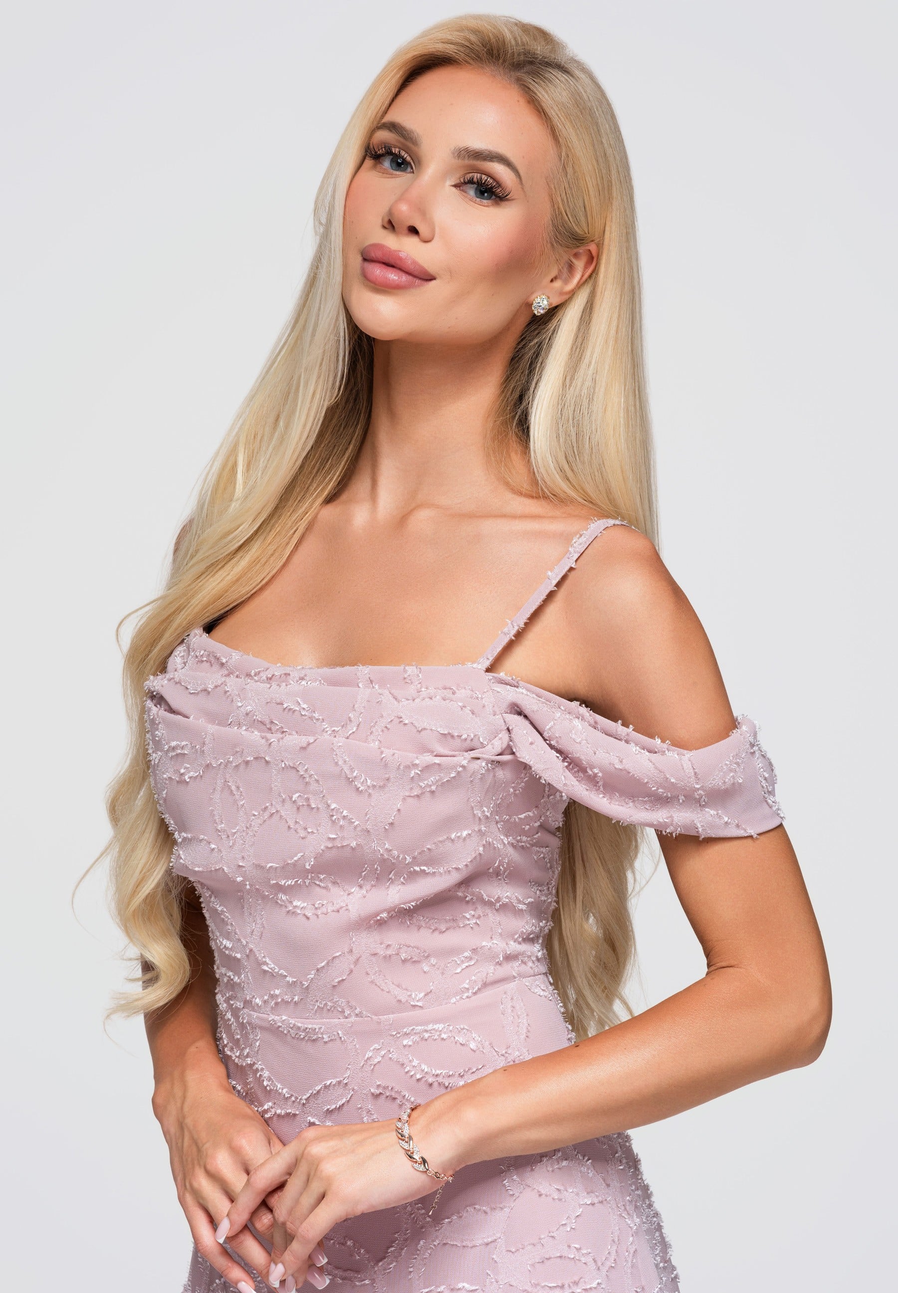 Evening dress pink — 4