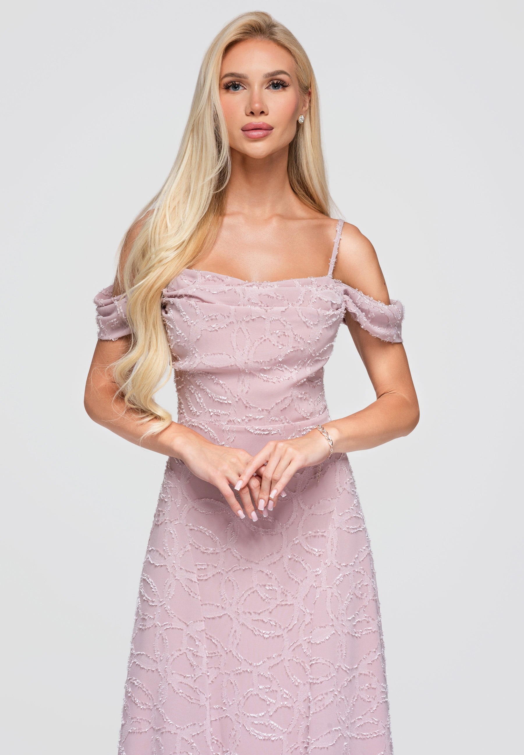 Evening dress pink — 5