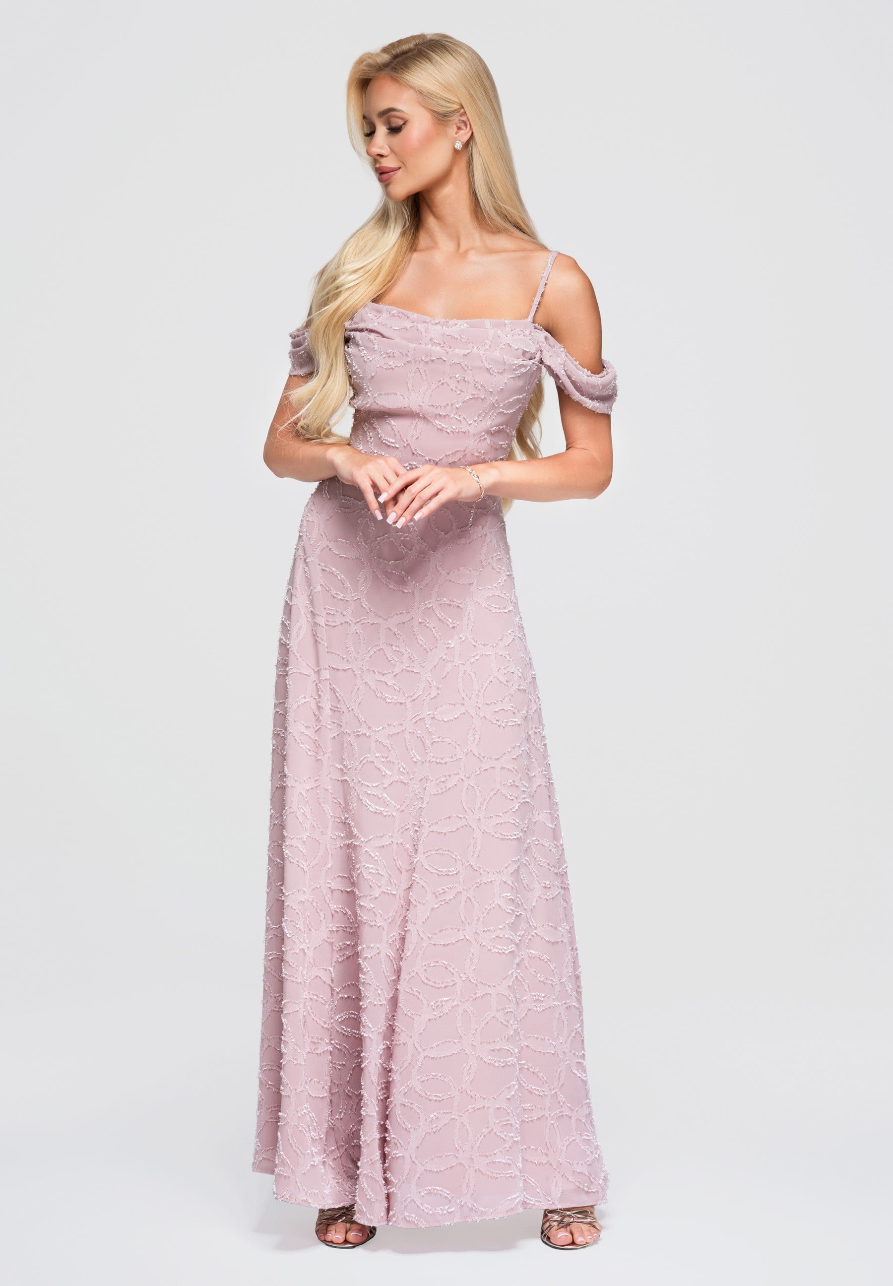 Evening dress pink — 6
