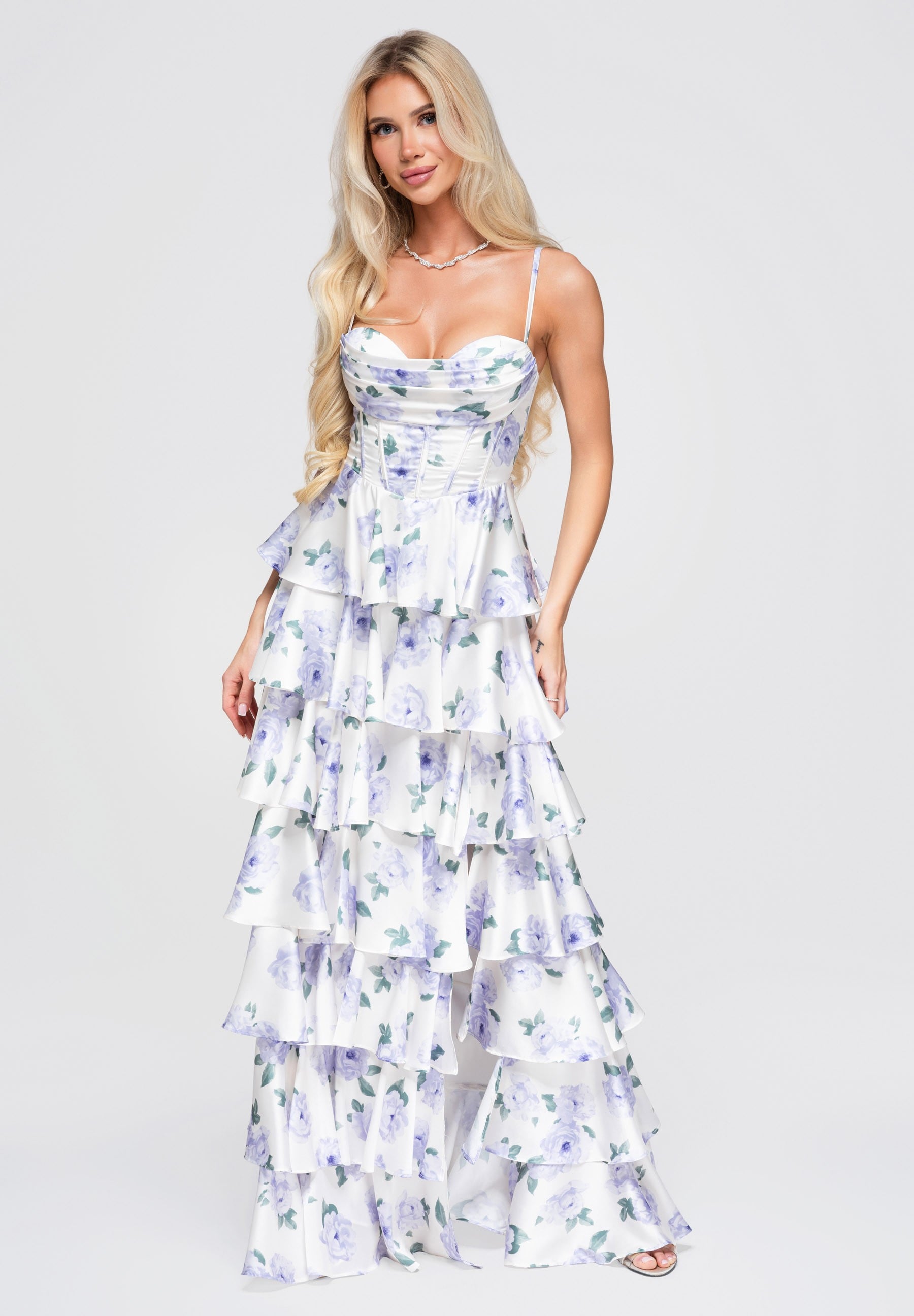 Evening dress violet — 1