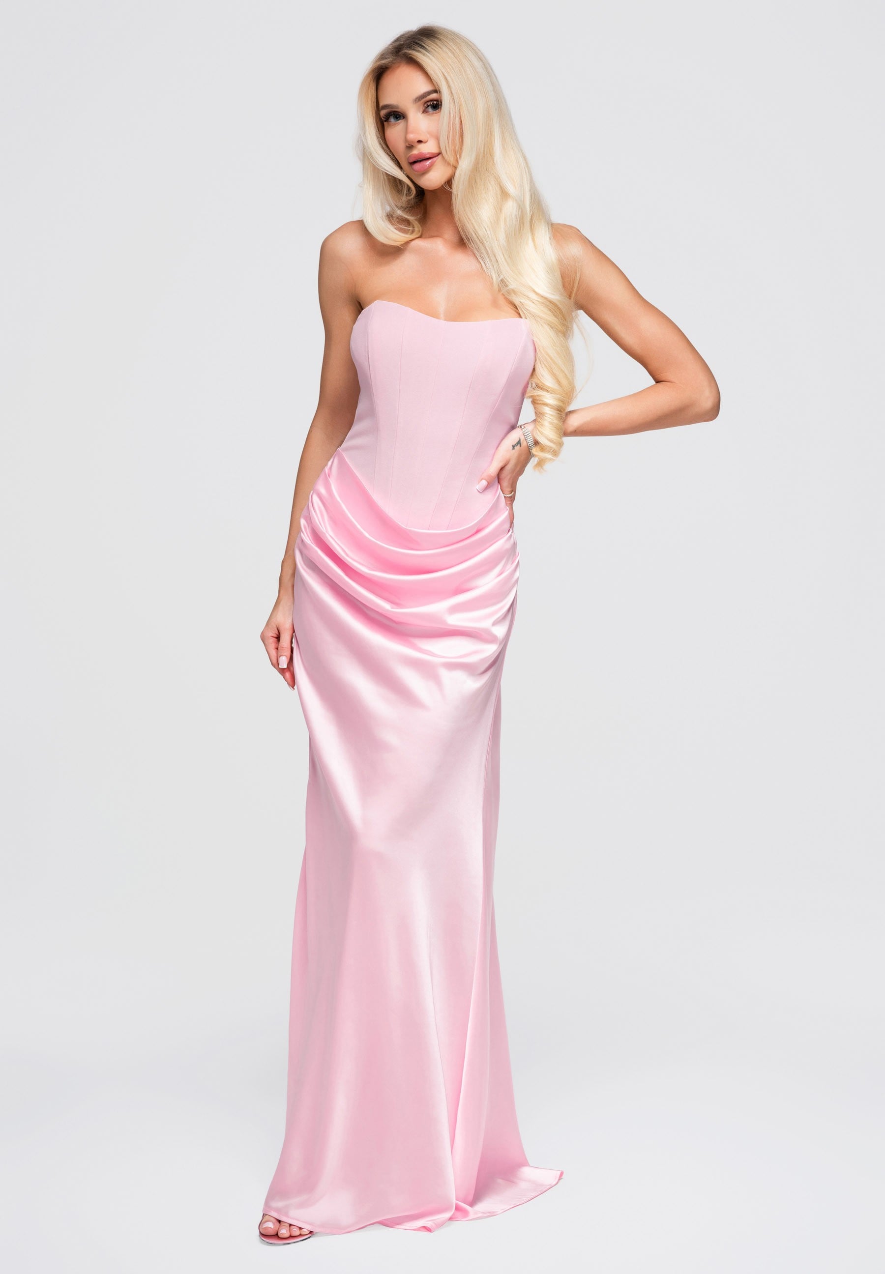Evening dress pink — 1