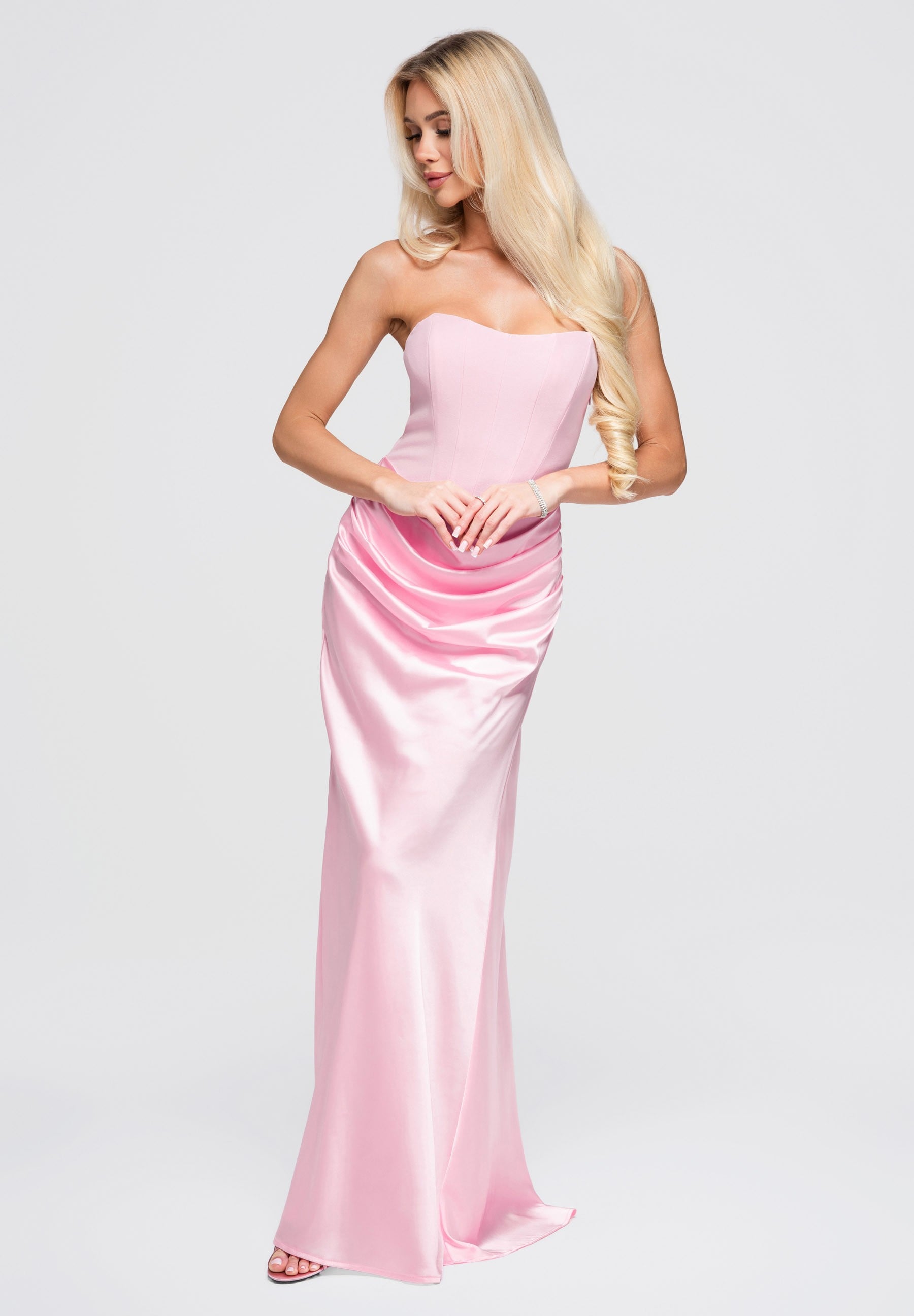 Evening dress pink — 4