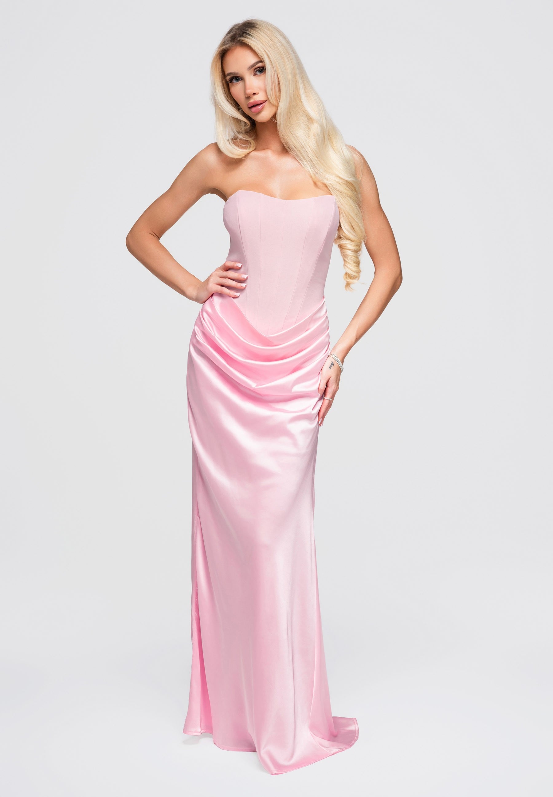 Evening dress pink — 6
