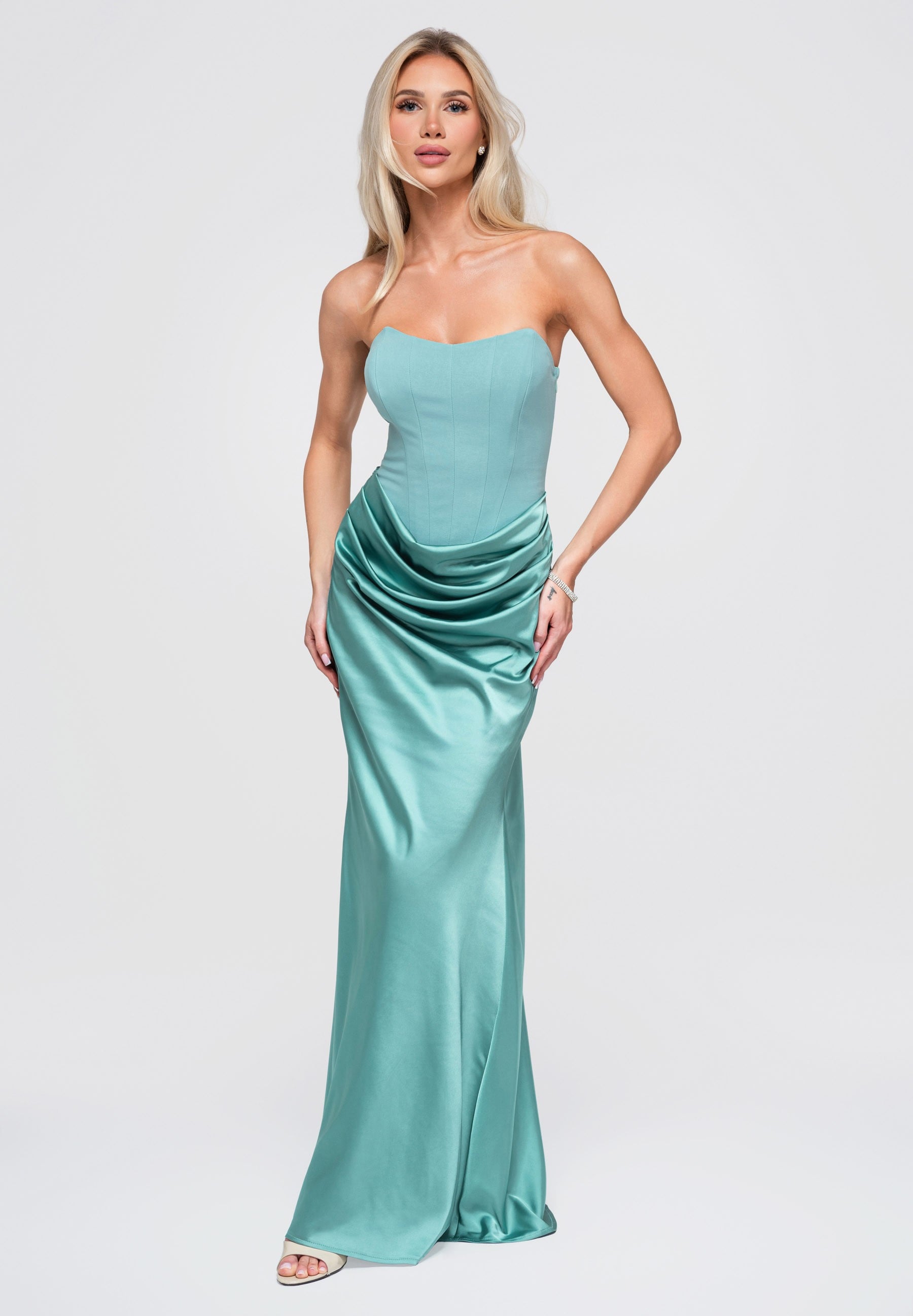 Evening dress sage — 3