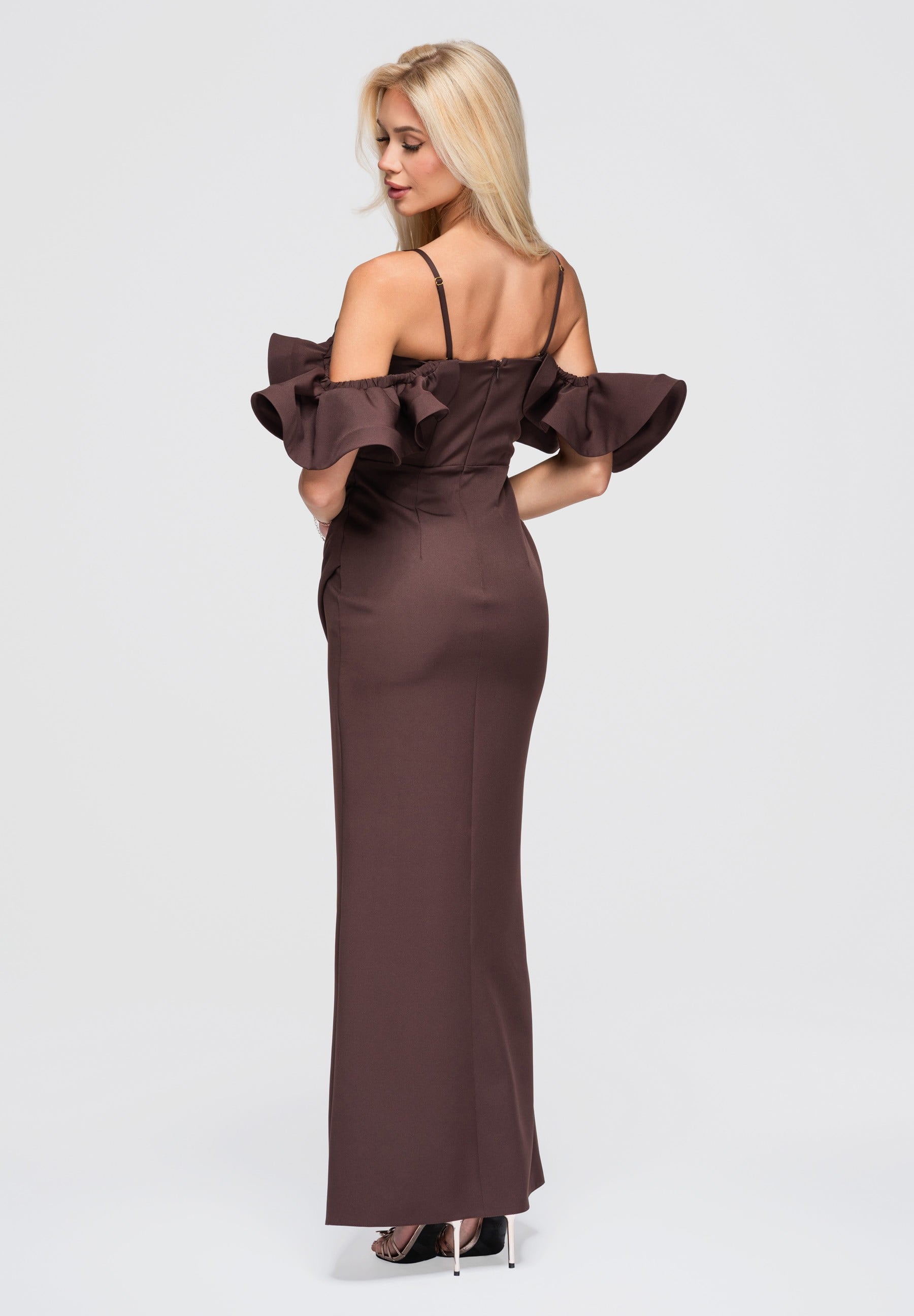 Evening dress brown — 2