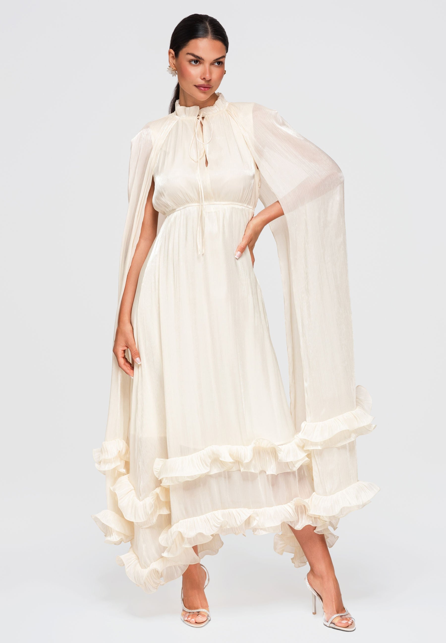 Evening dress ecru — 1