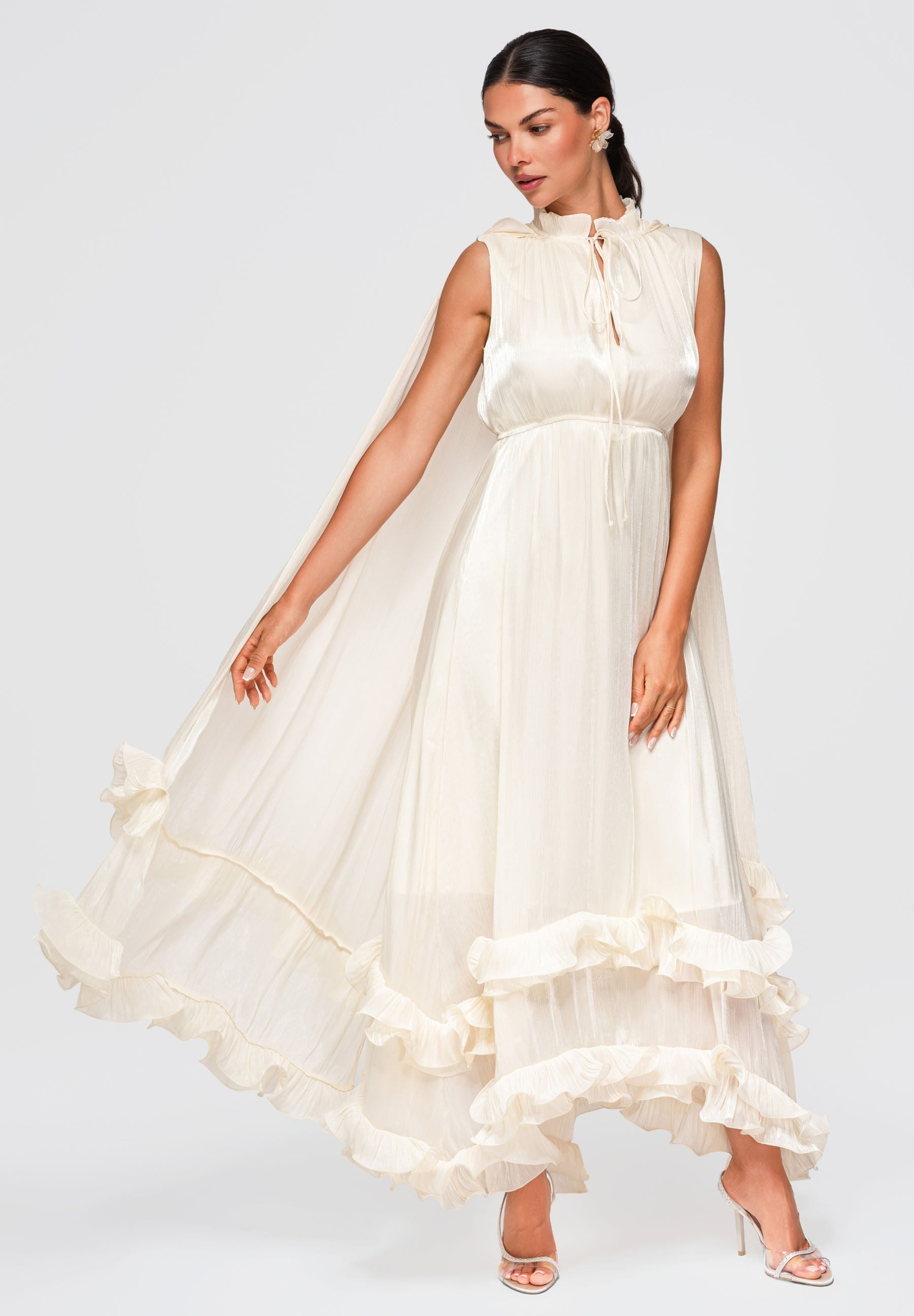 Evening dress ecru — 6