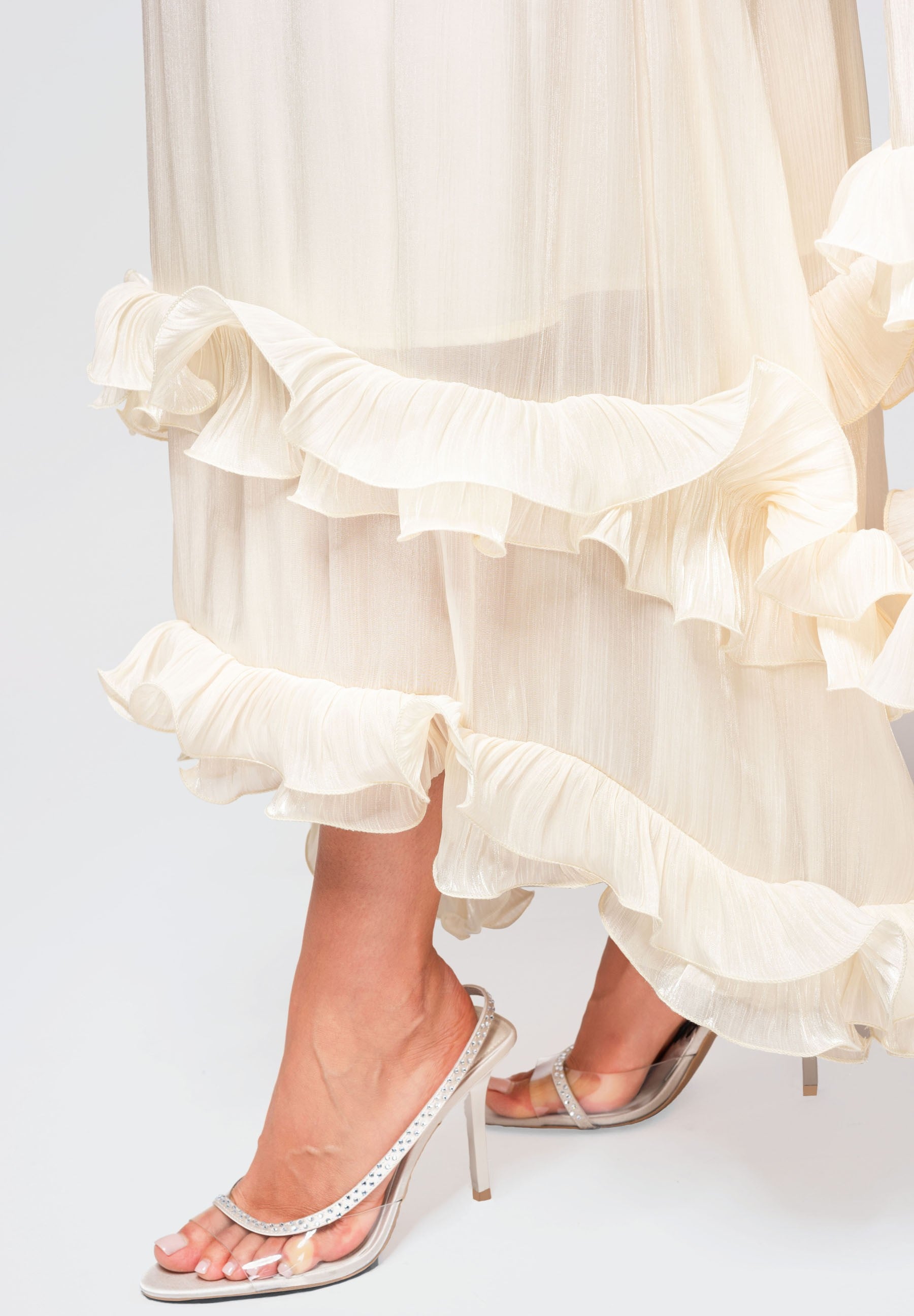 Evening dress ecru — 7