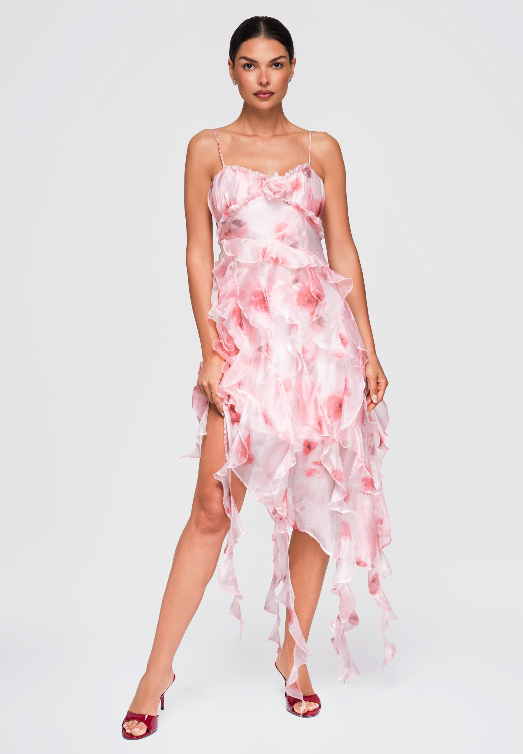 Evening dress pink — 1