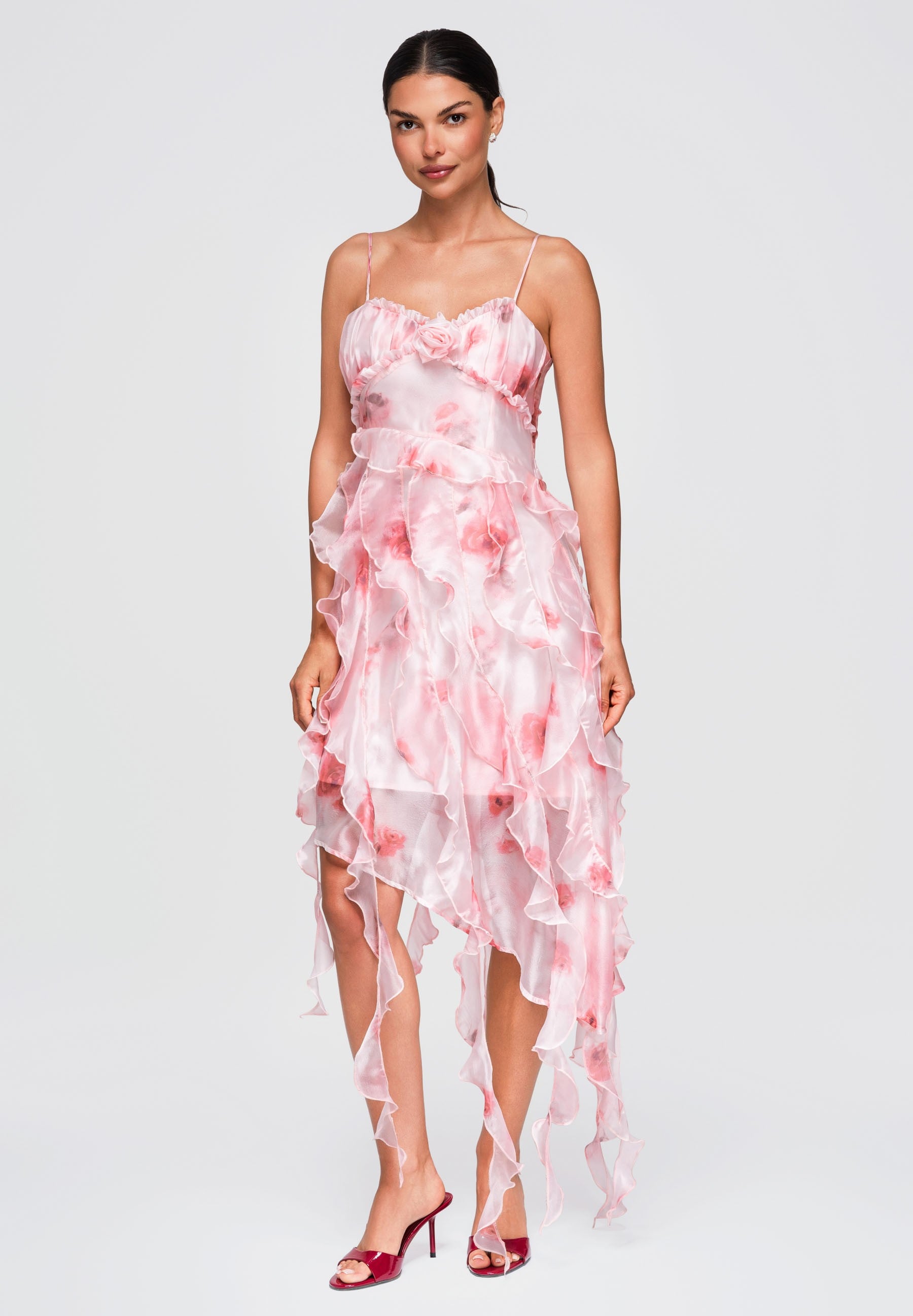 Evening dress pink — 6