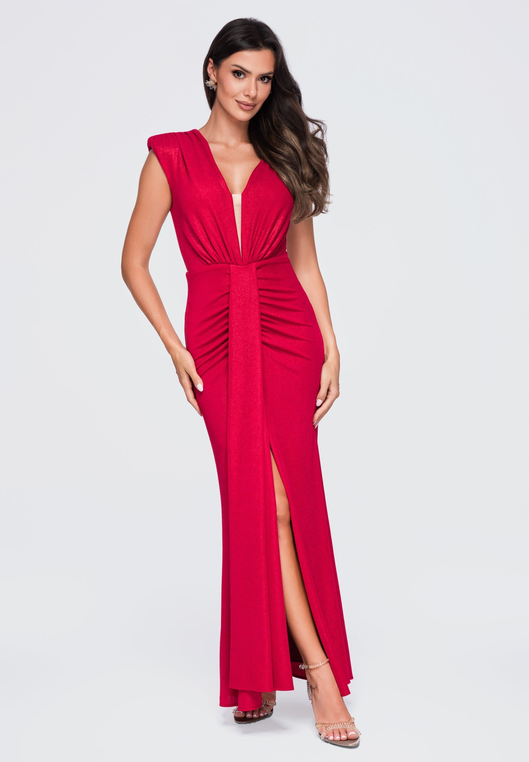 Evening dress red — 1