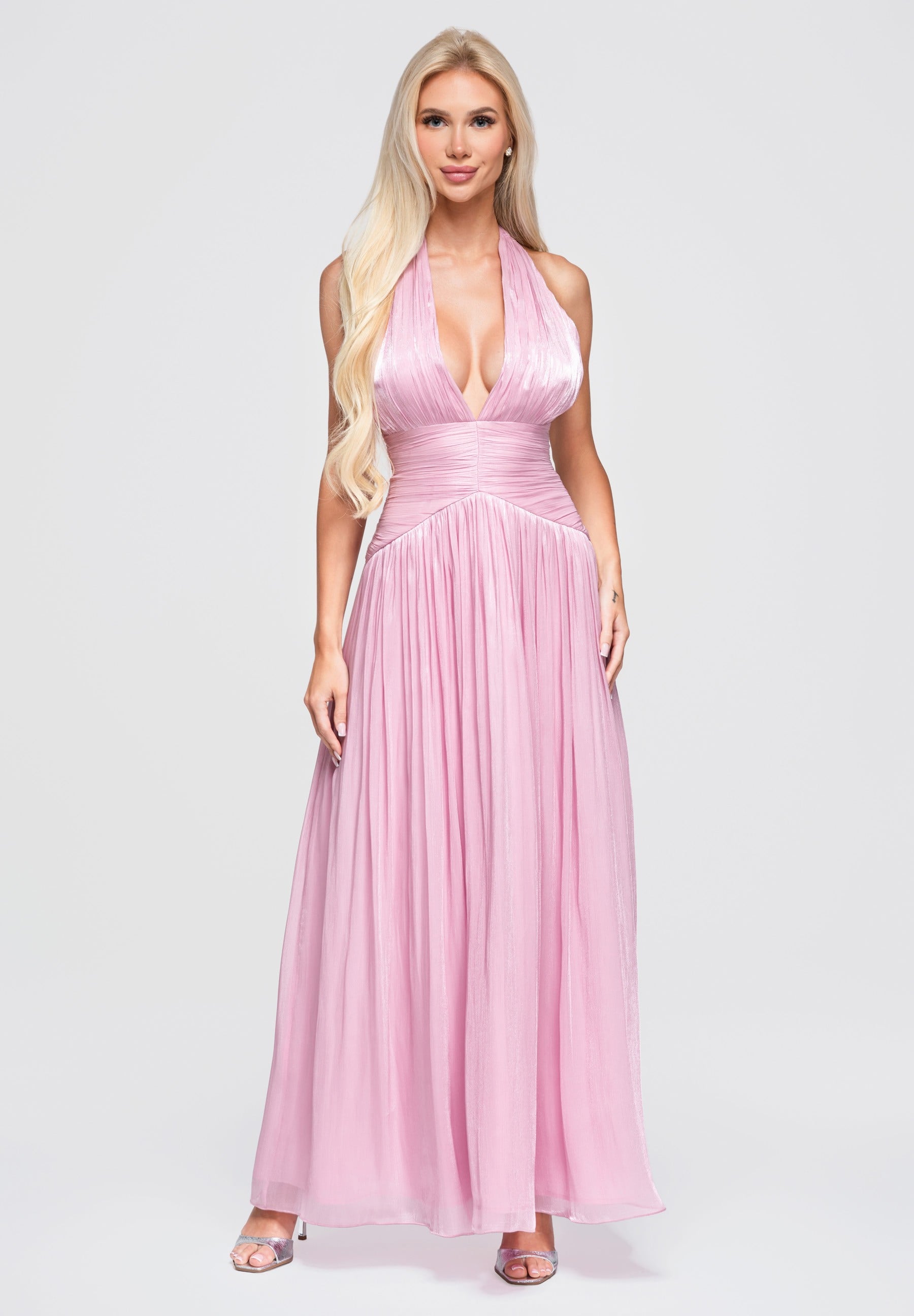 Evening dress pink — 1