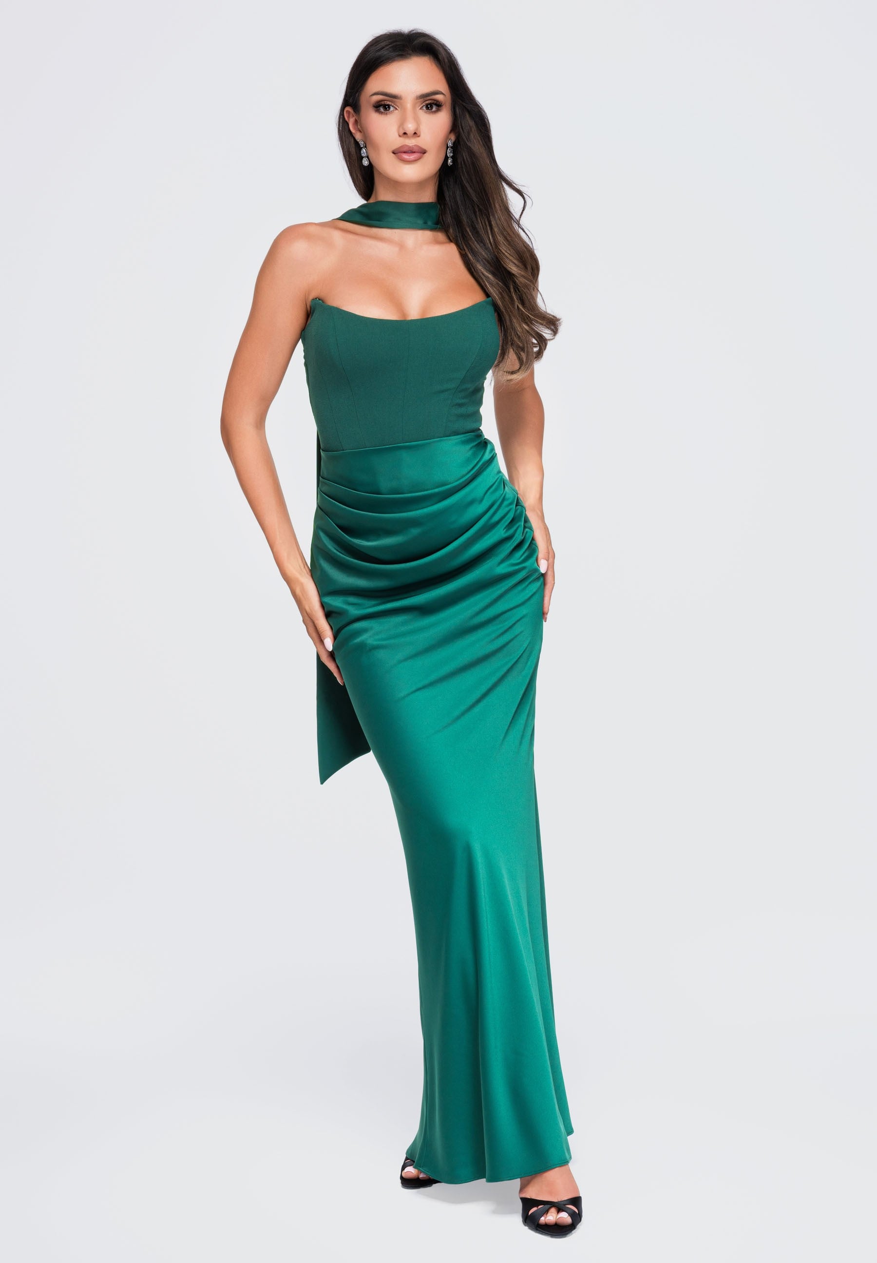 Evening dress green — 1