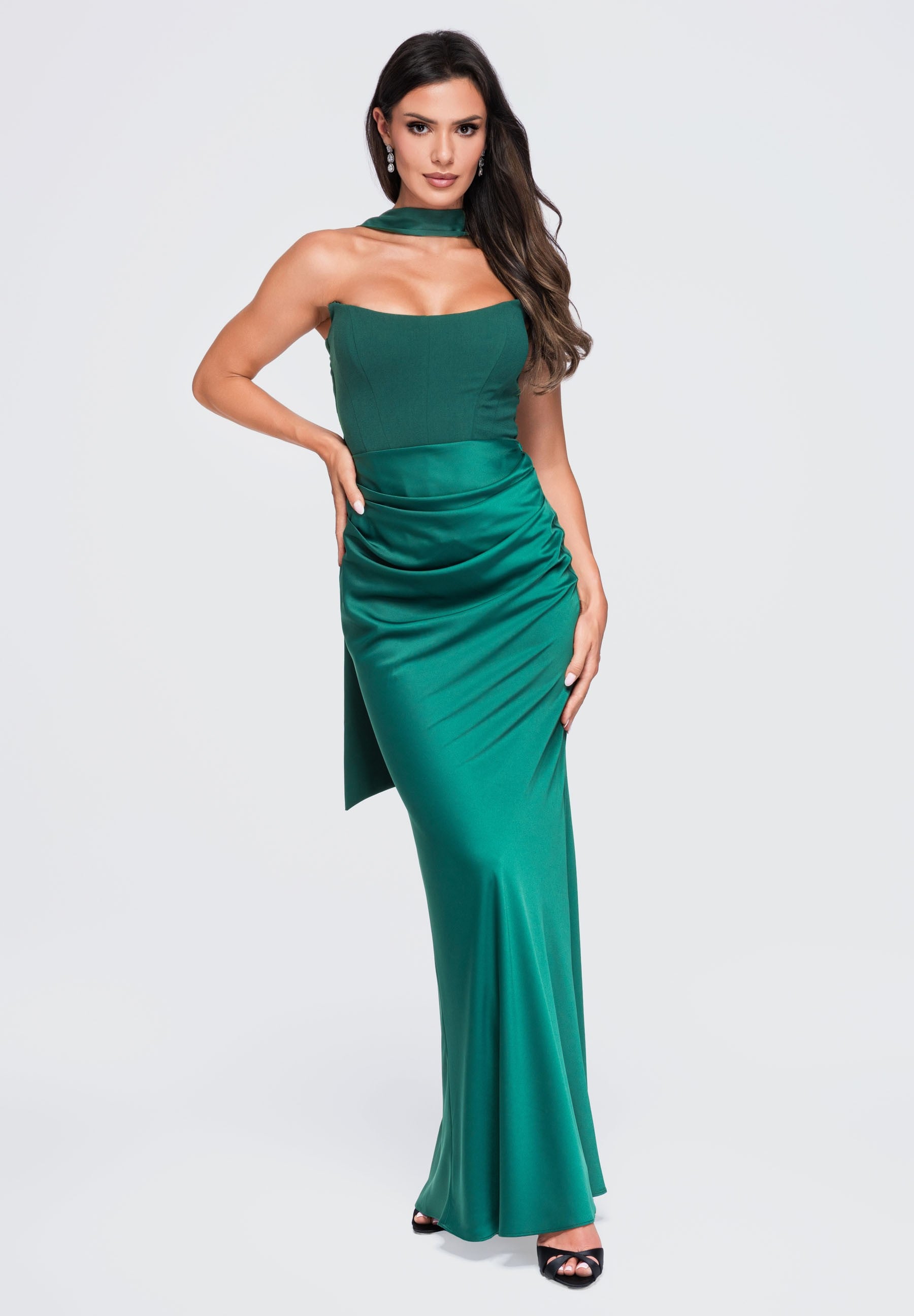 Evening dress green — 3