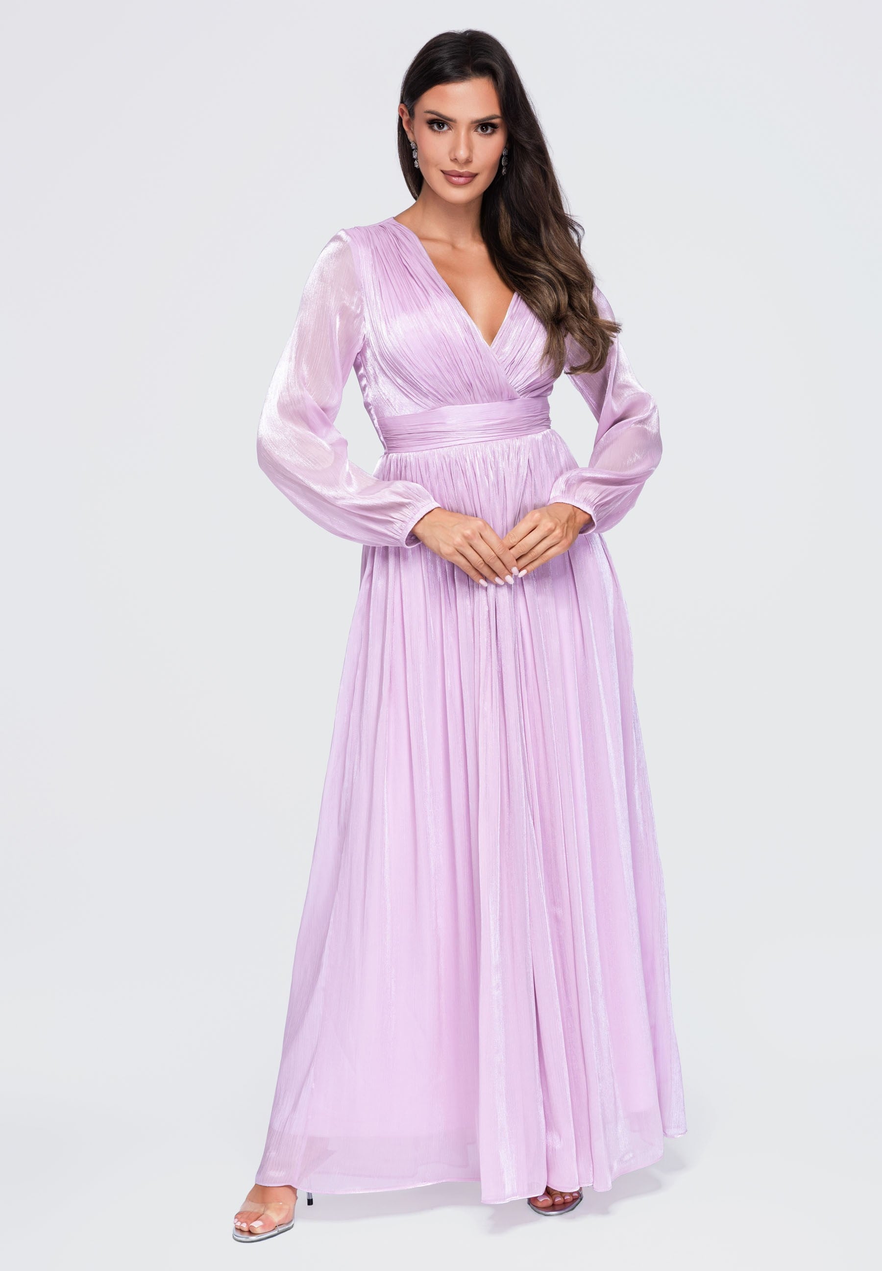 Evening dress violet — 1