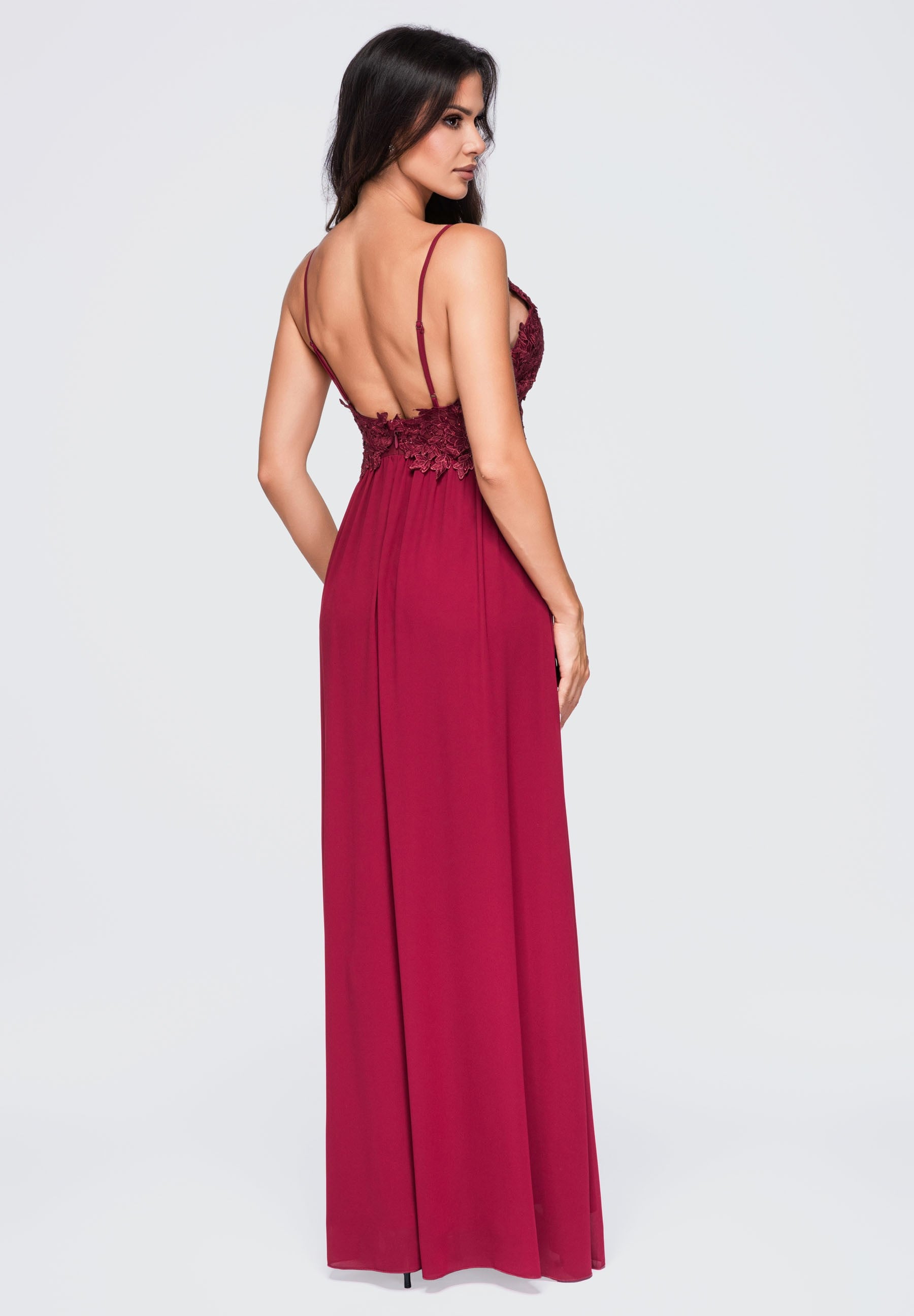 Evening dress burgundy — 2