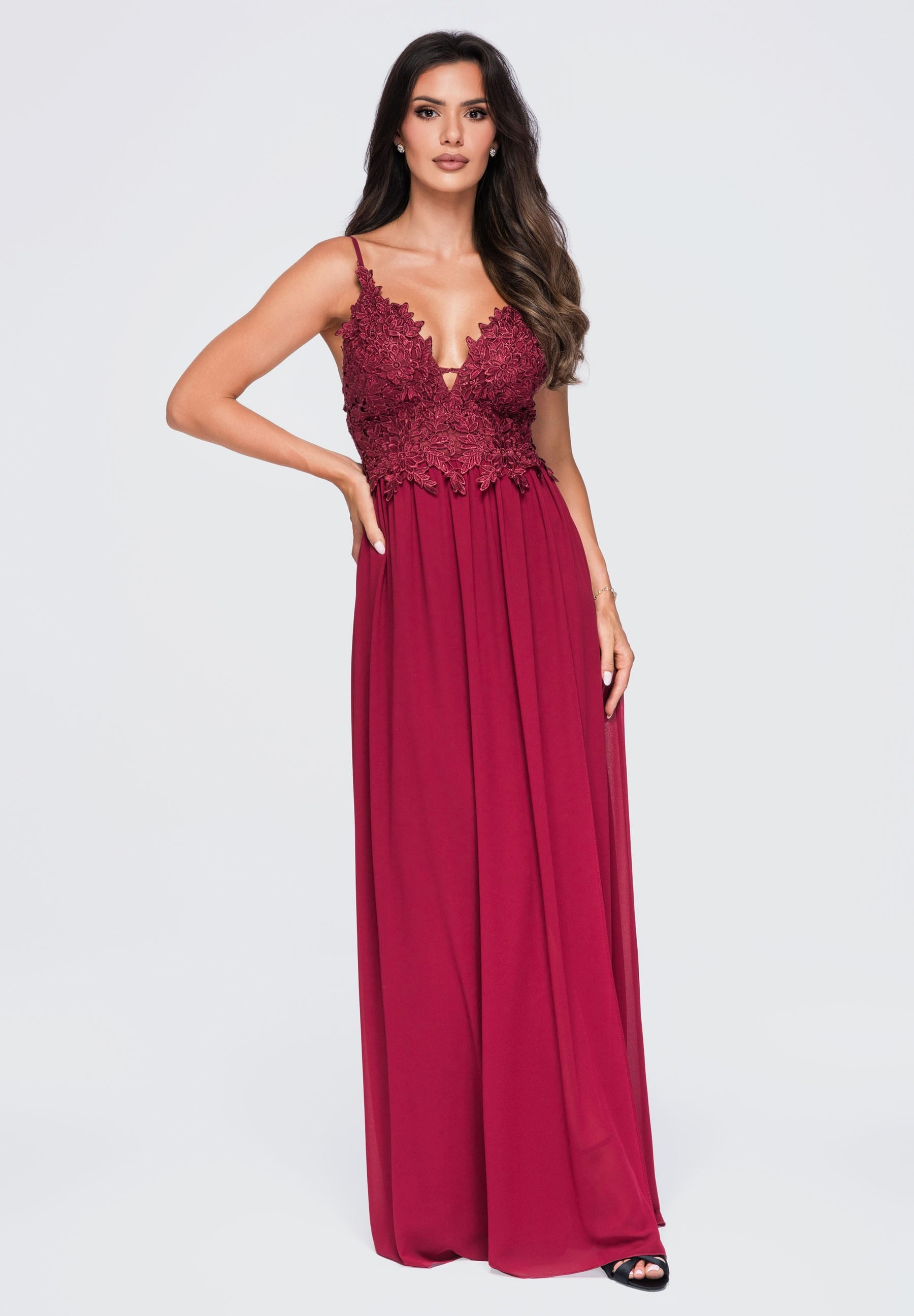 Evening dress burgundy — 5