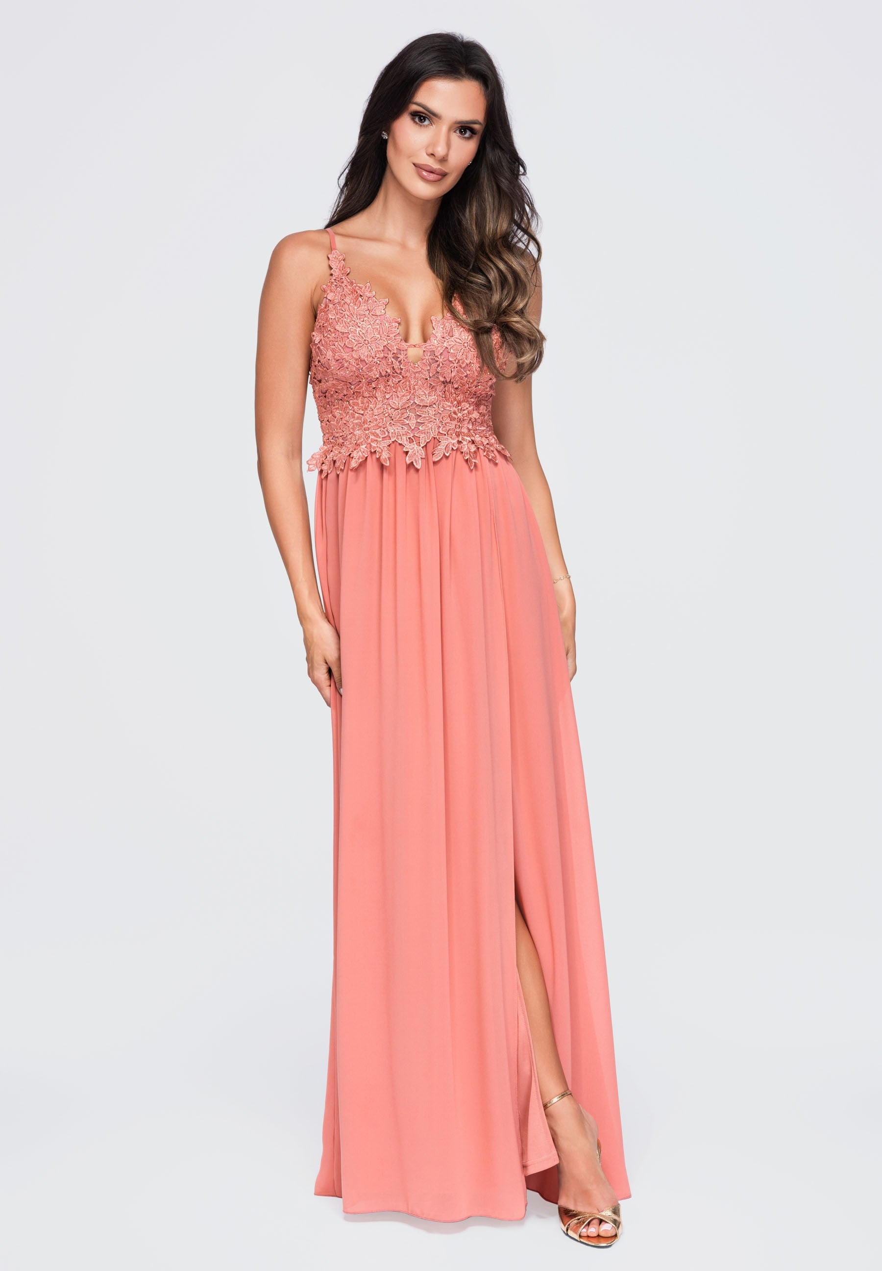 Evening dress rose — 1