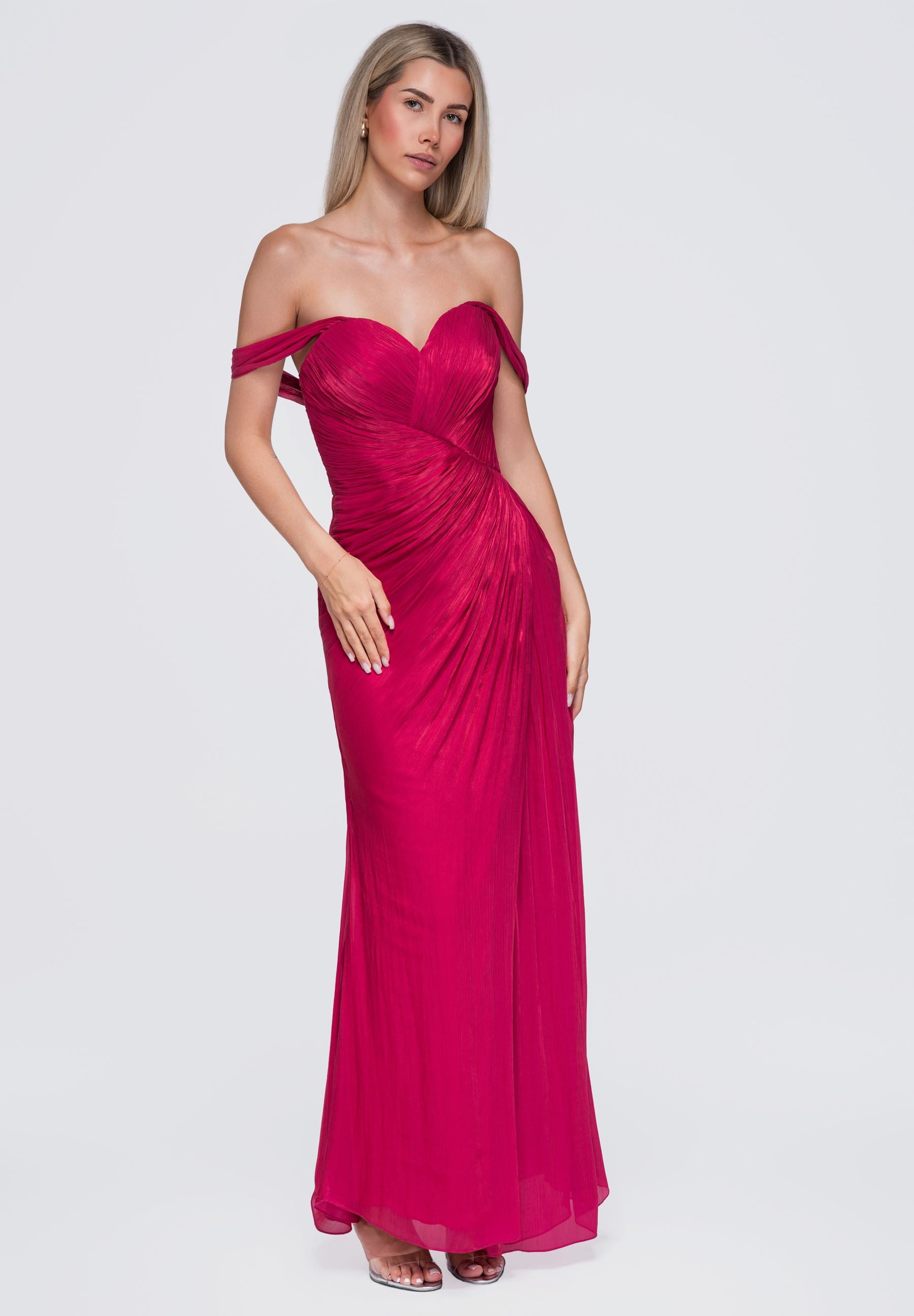 Evening dress fuchsia — 1