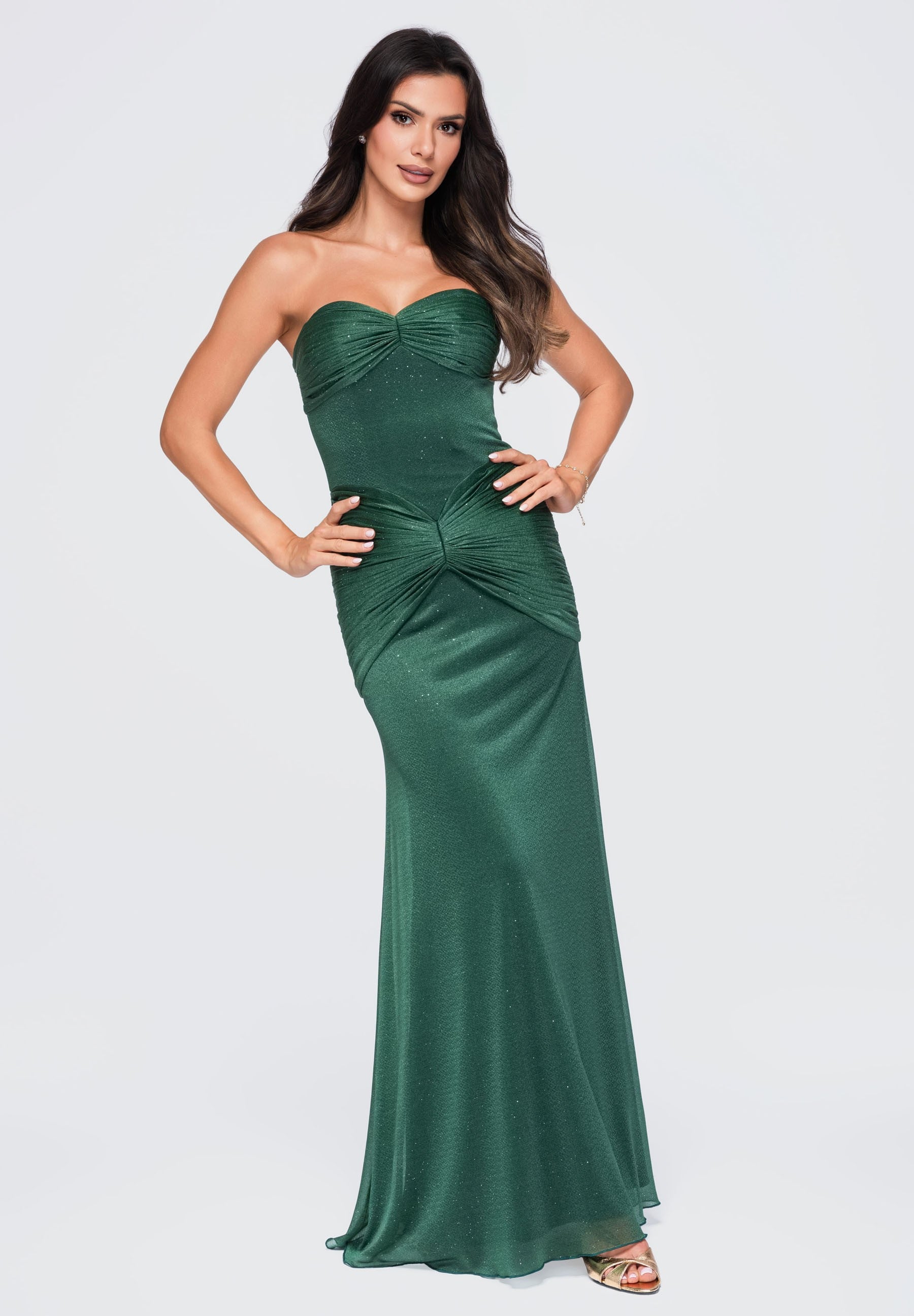 Evening dress green — 1