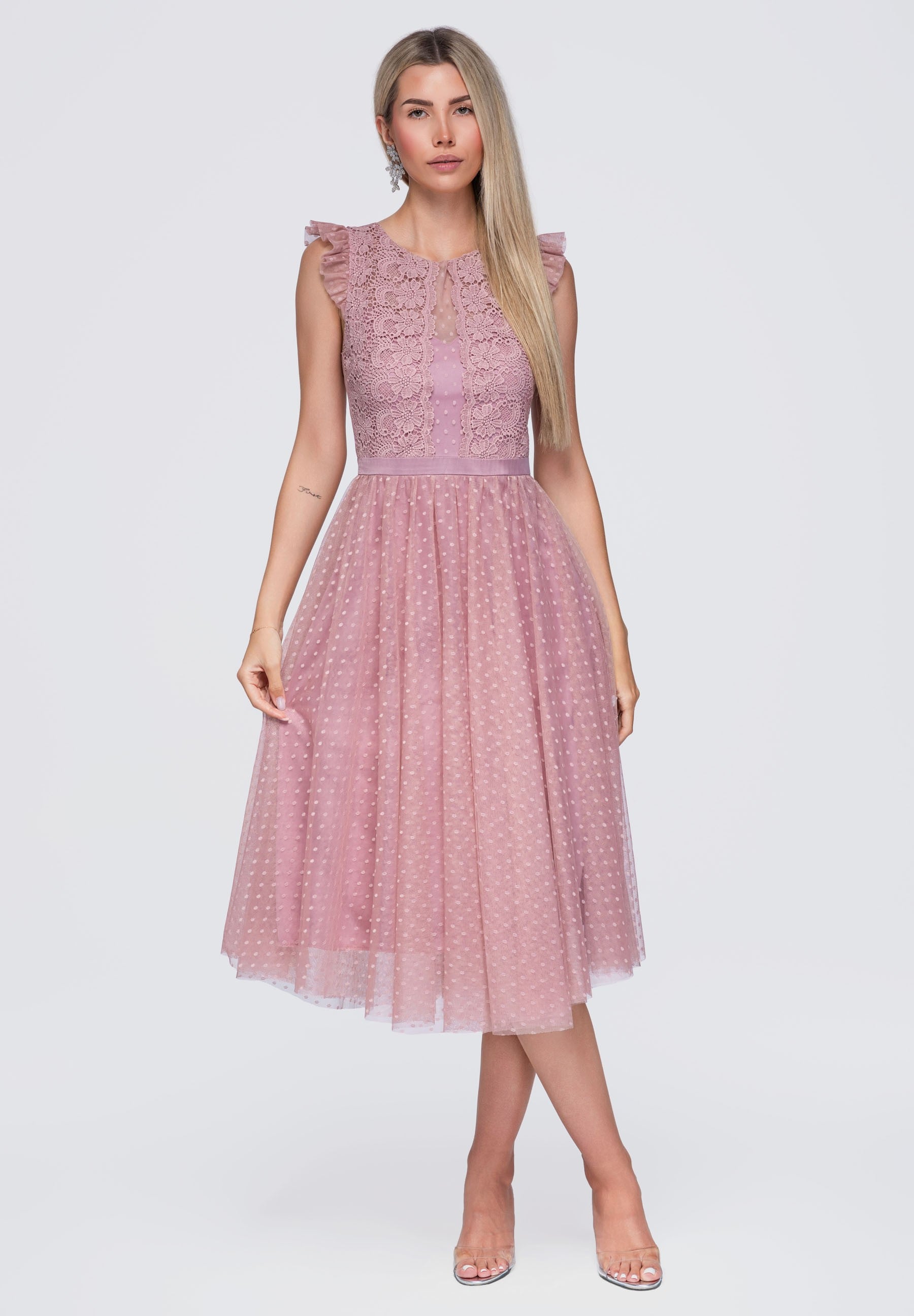 Evening dress pink — 1