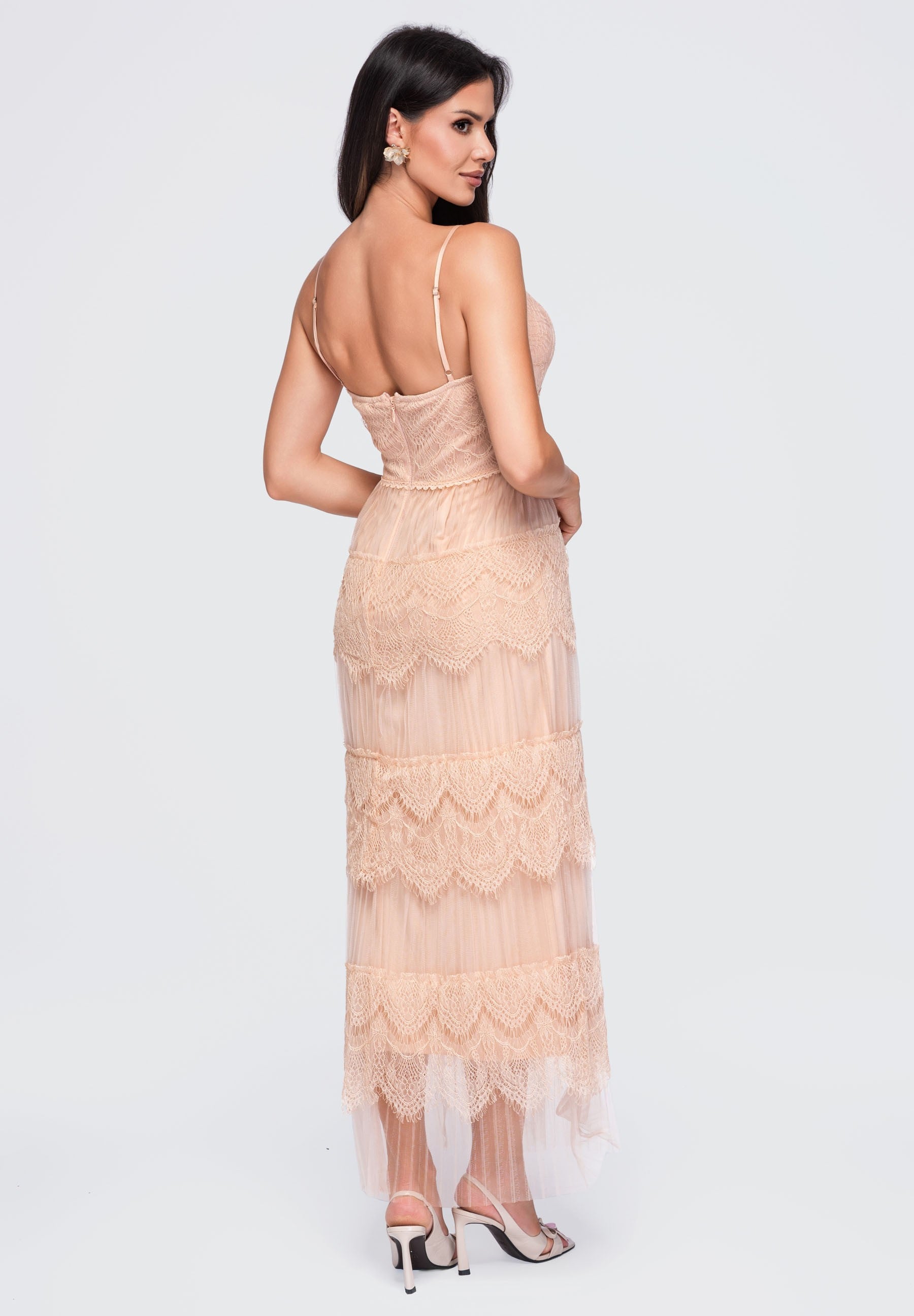 Evening dress beige — 4