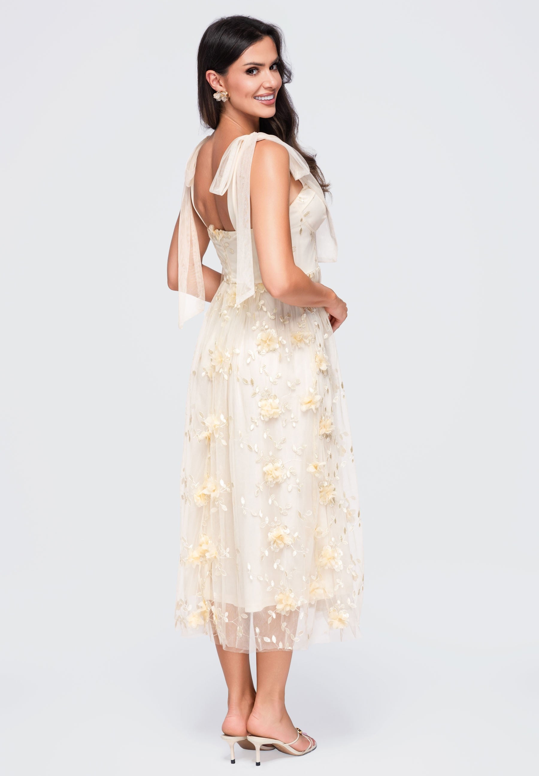 Evening dress cream — 2