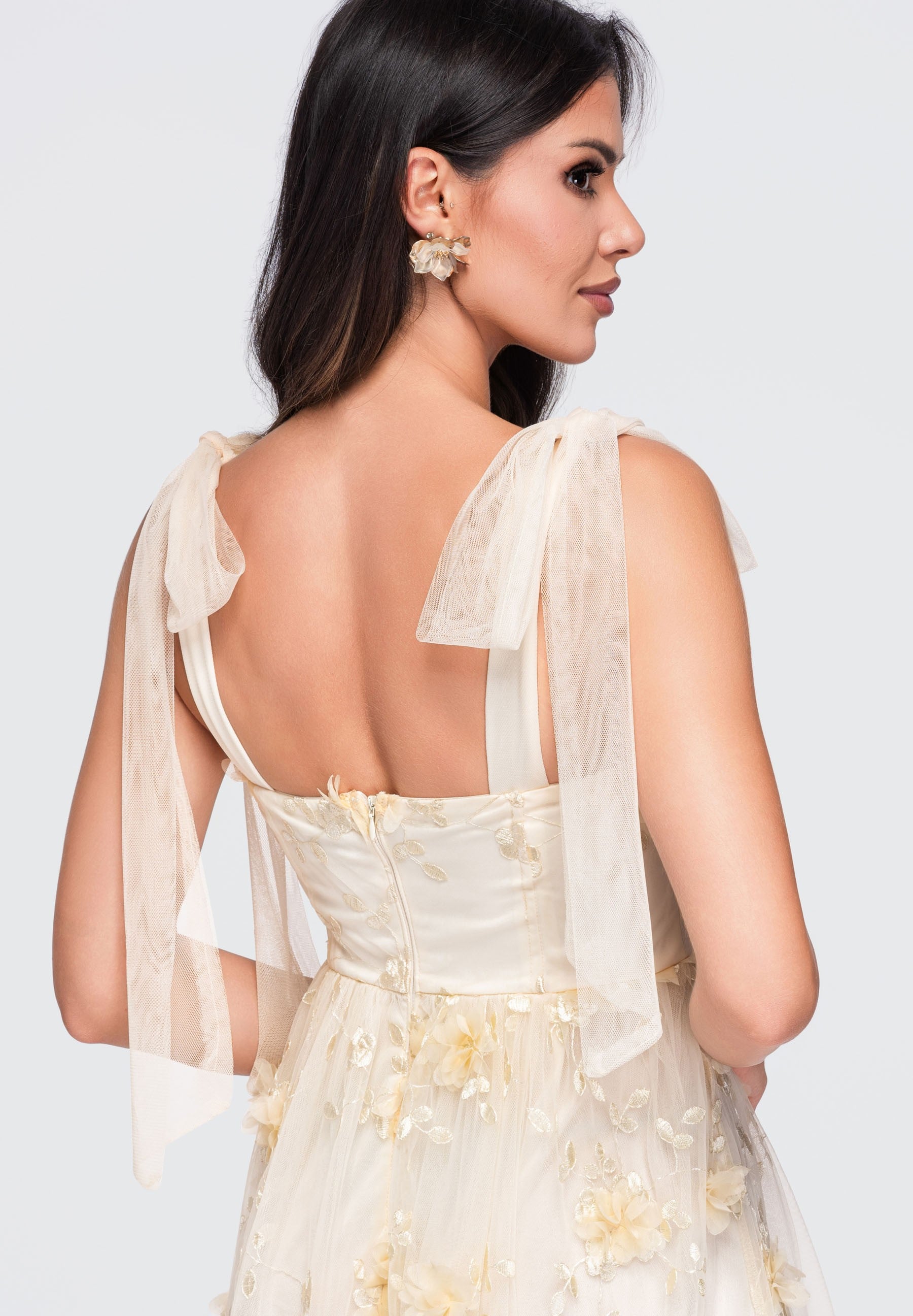 Evening dress cream — 5