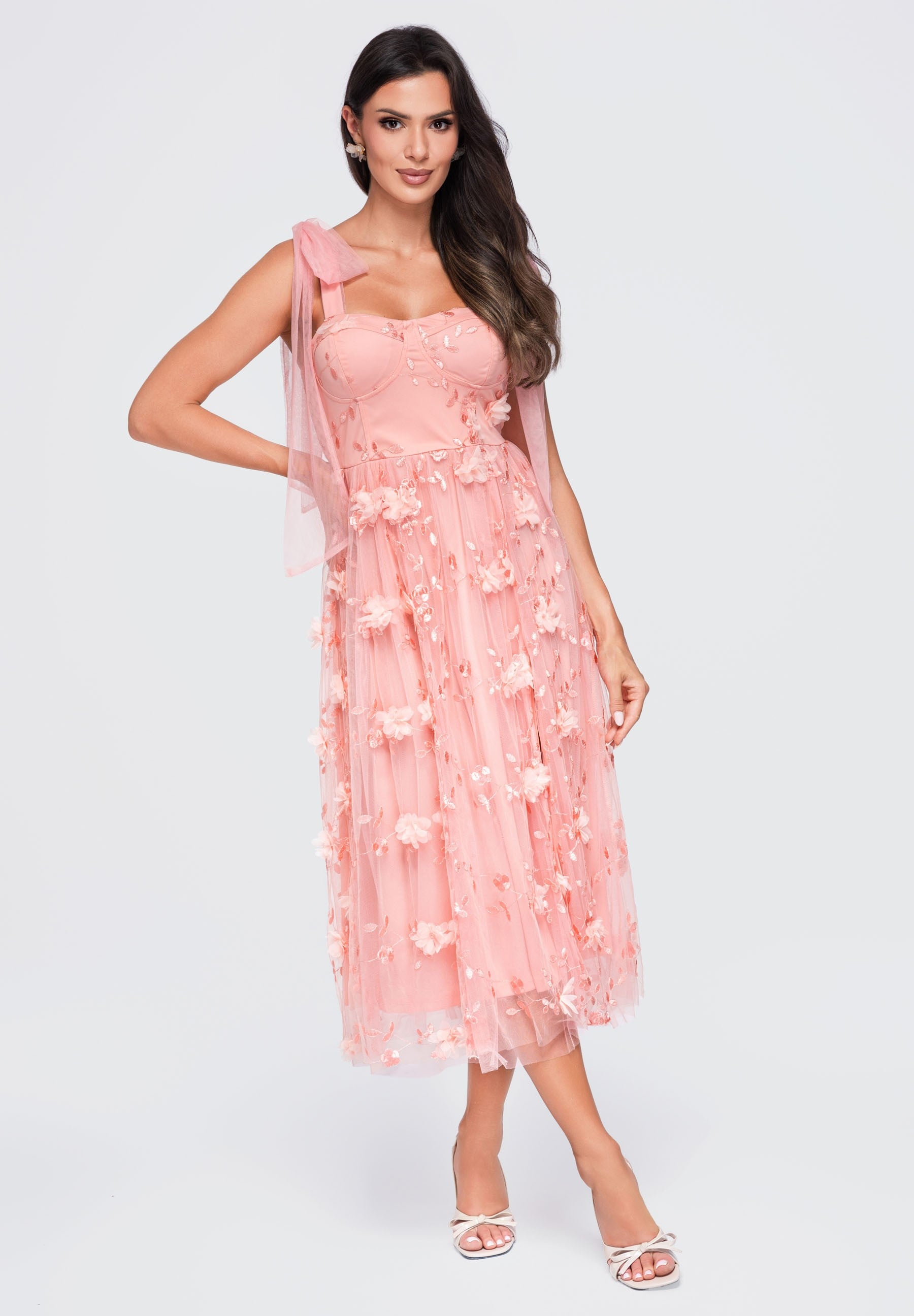 Evening dress pink — 1