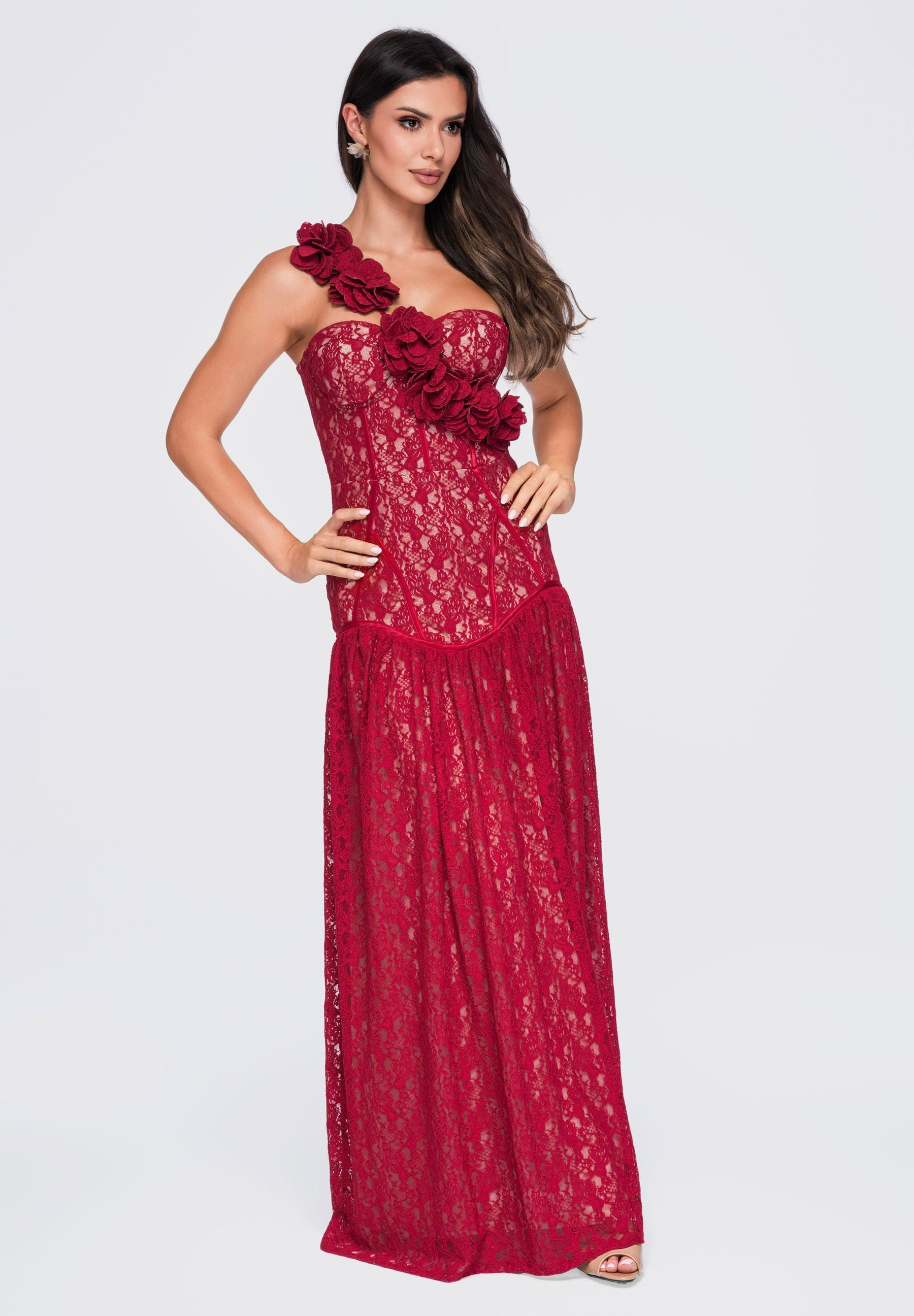 Evening dress burgundy — 3
