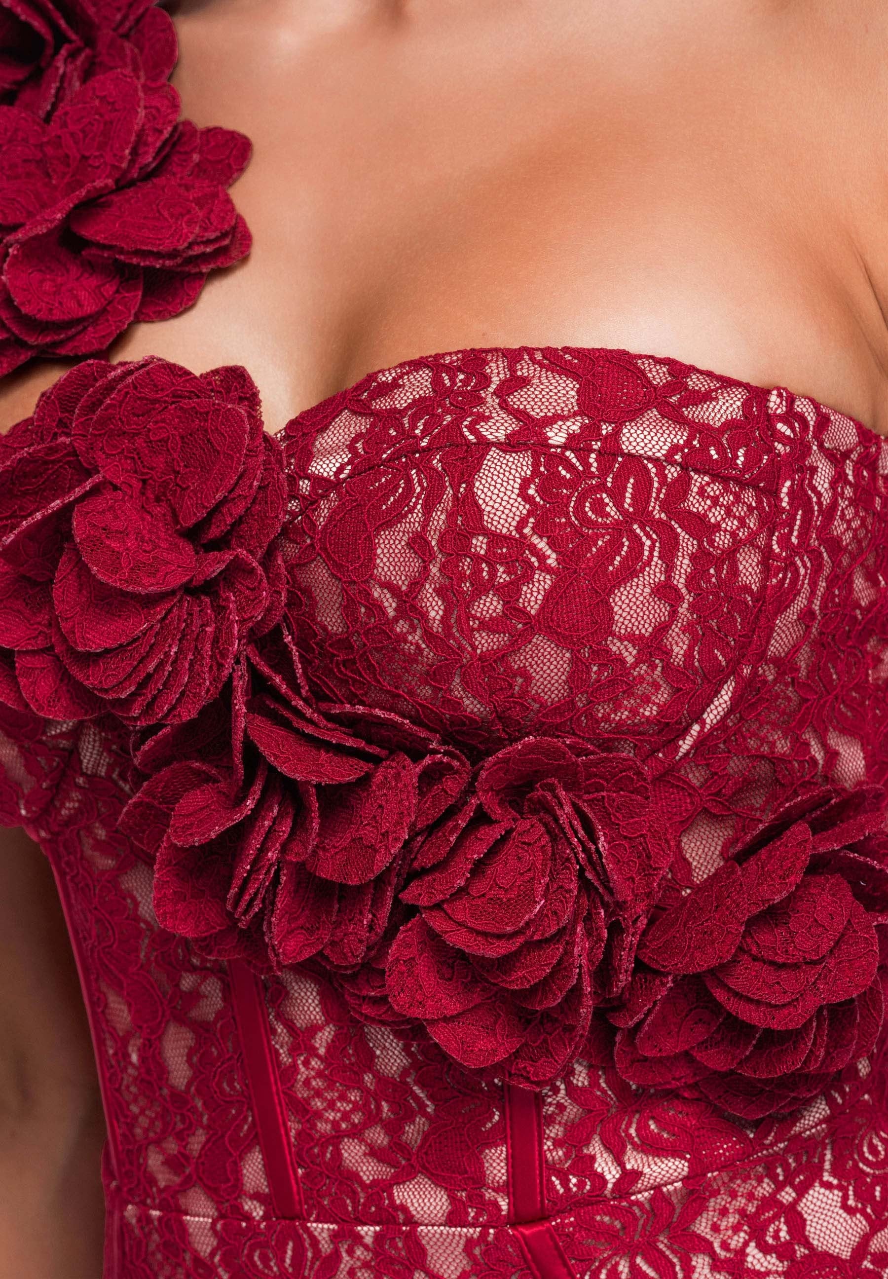 Evening dress burgundy — 4