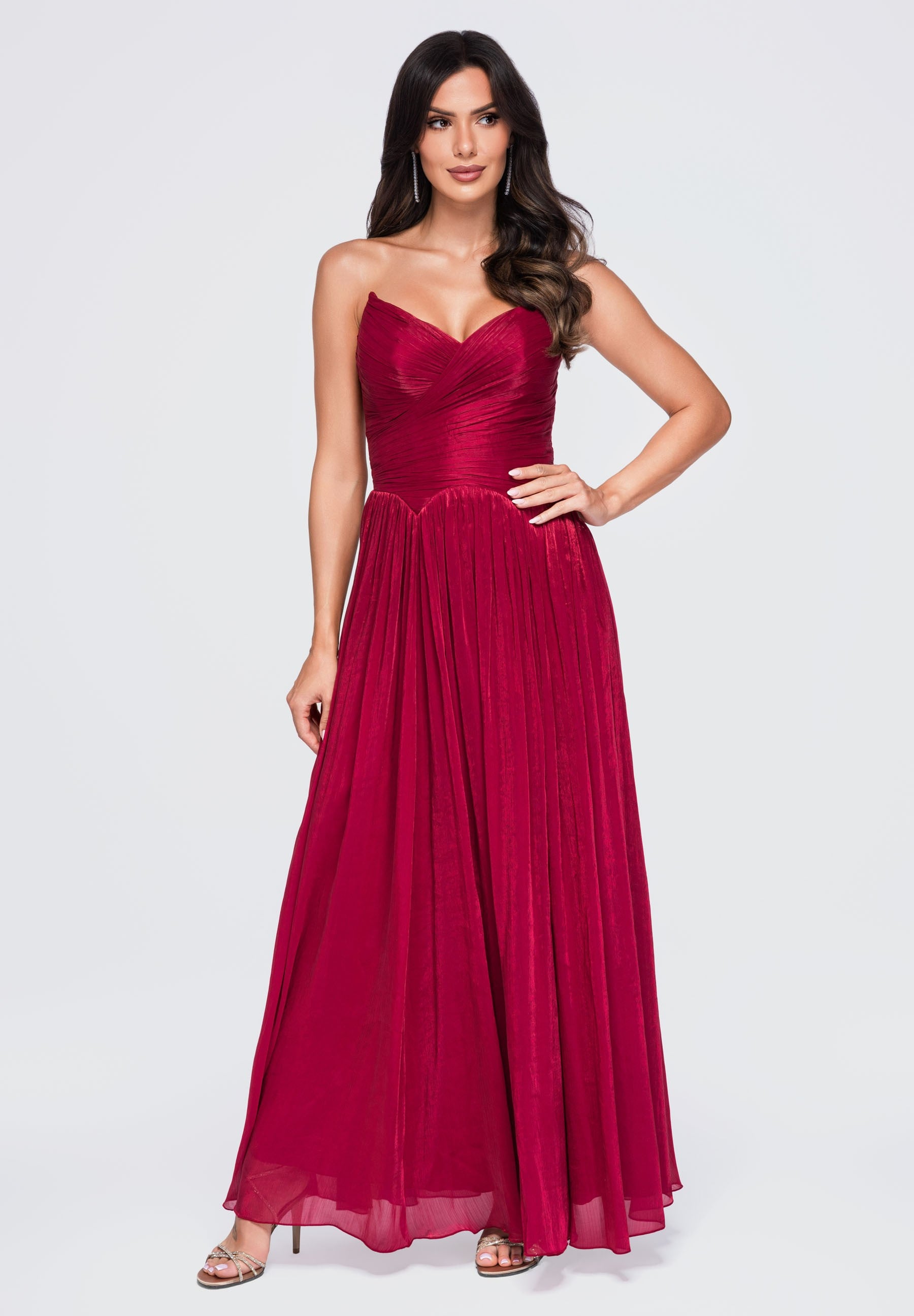 Evening dress burgundy — 1