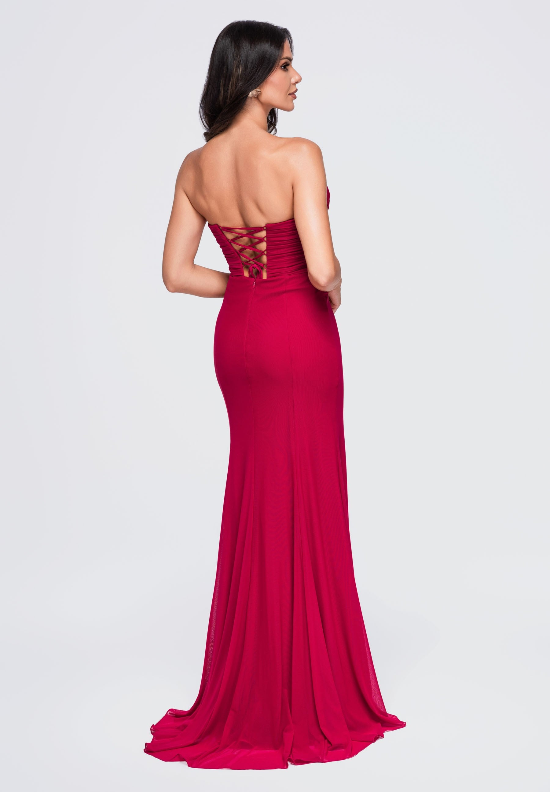Evening dress burgundy — 2