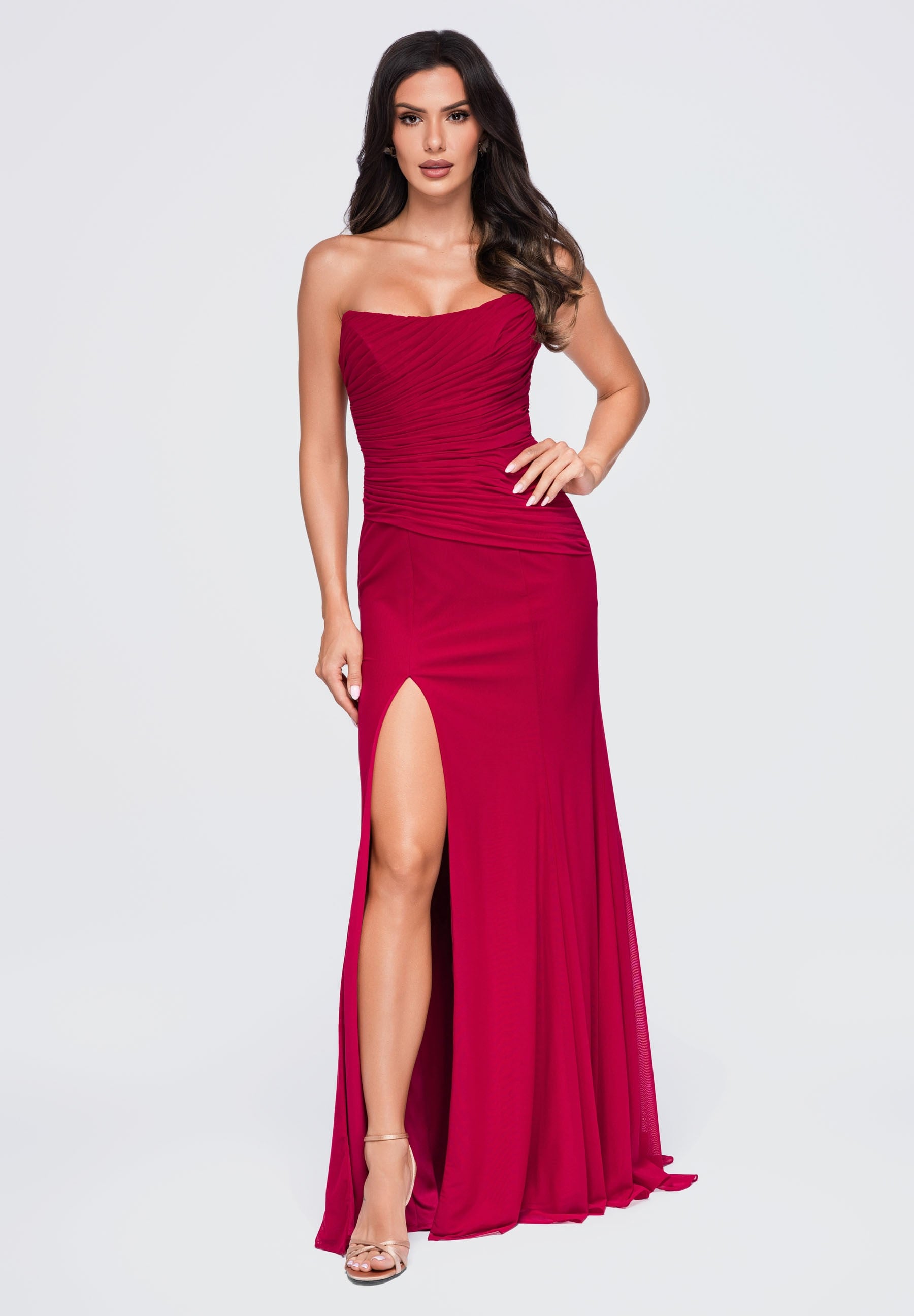 Evening dress burgundy — 3