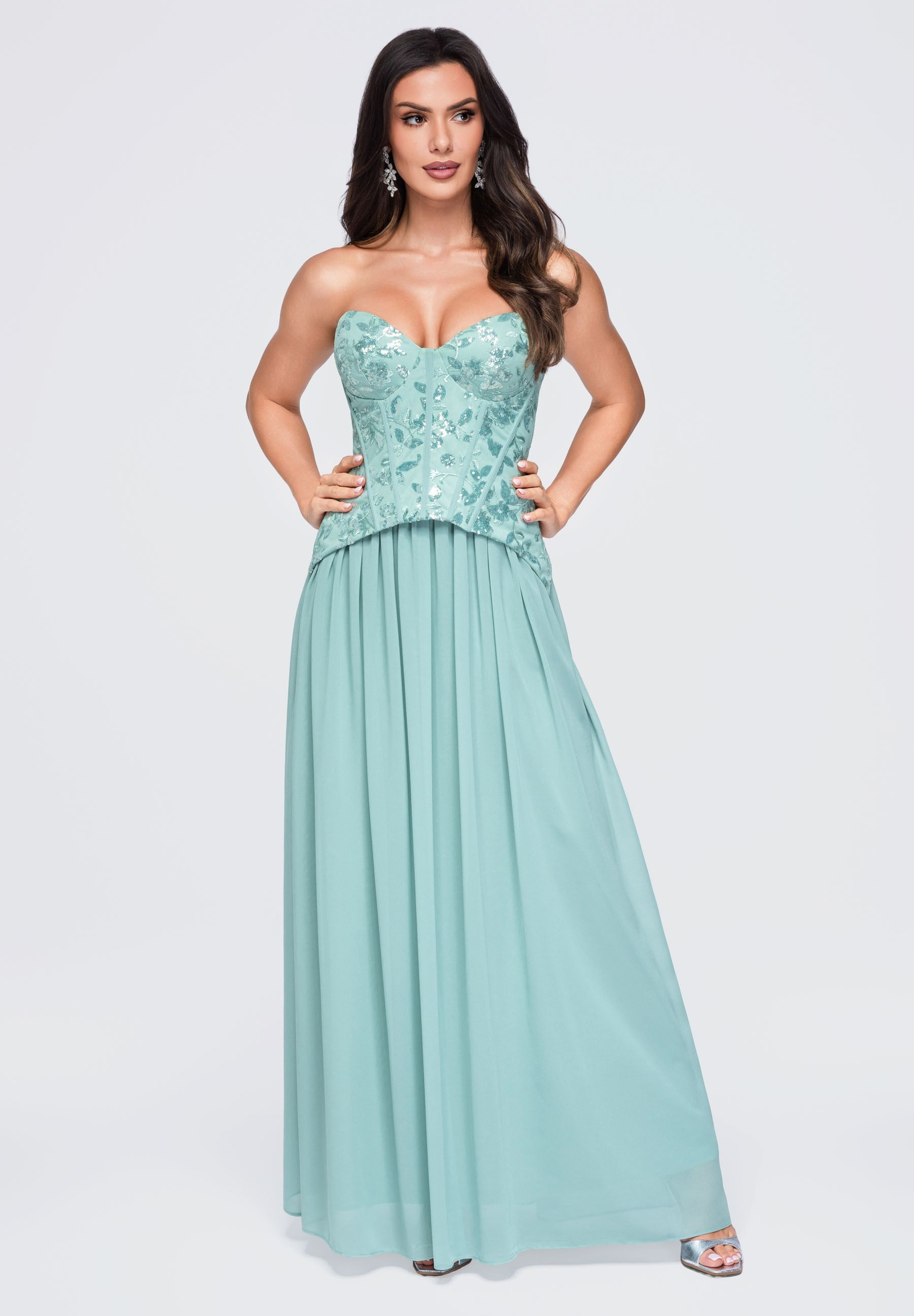 Evening dress sage — 7