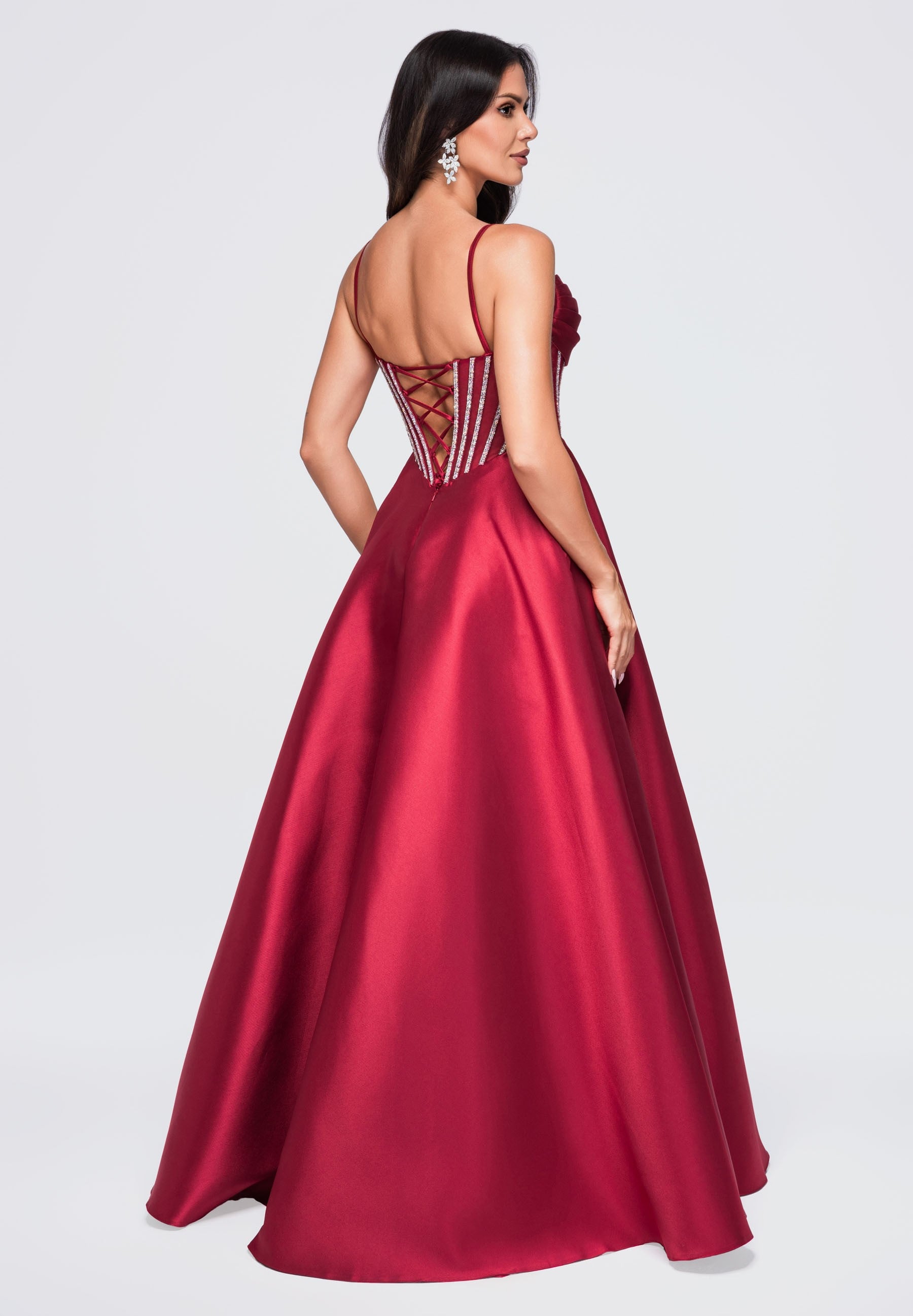 Evening dress burgundy — 4