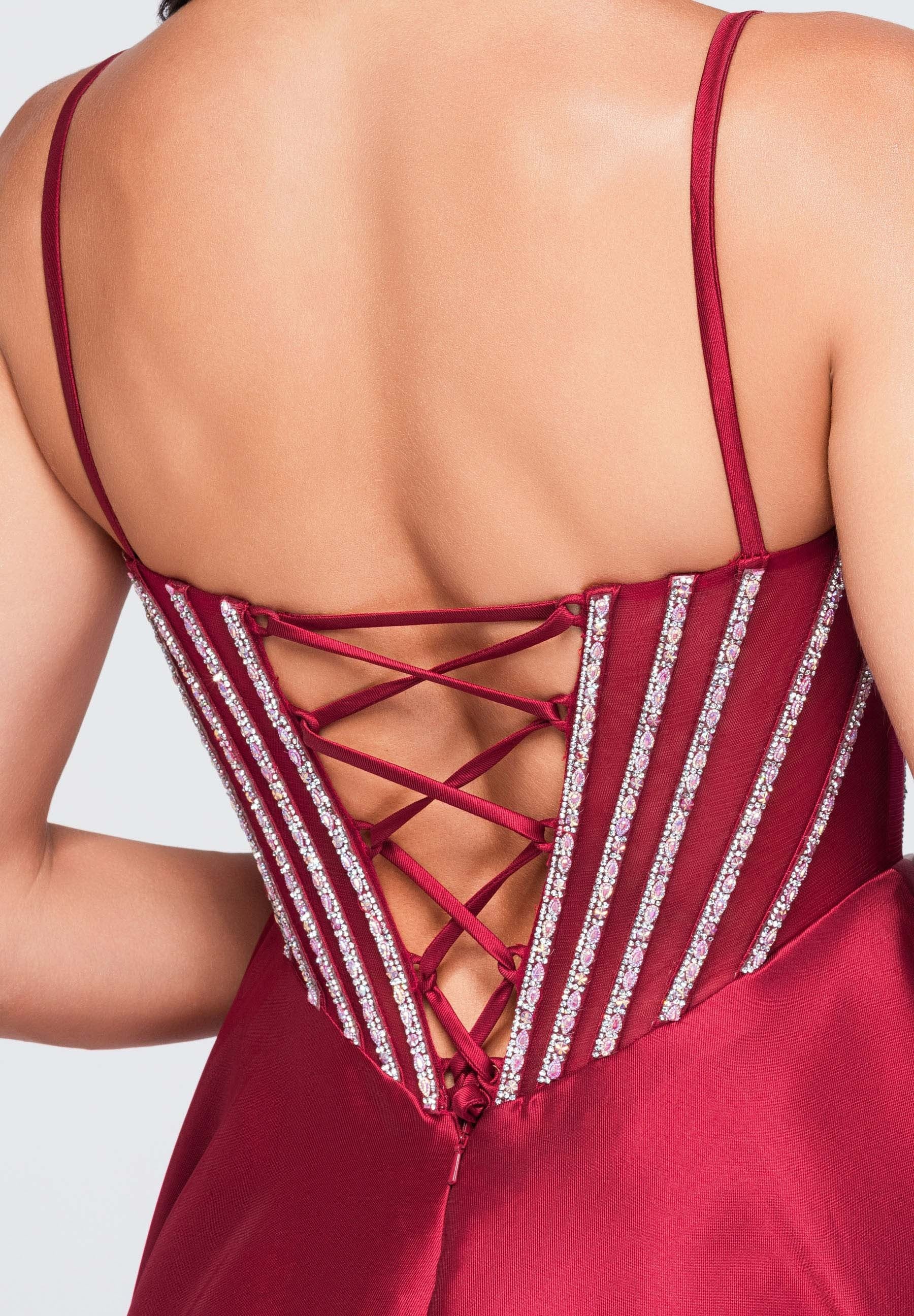 Evening dress burgundy — 6