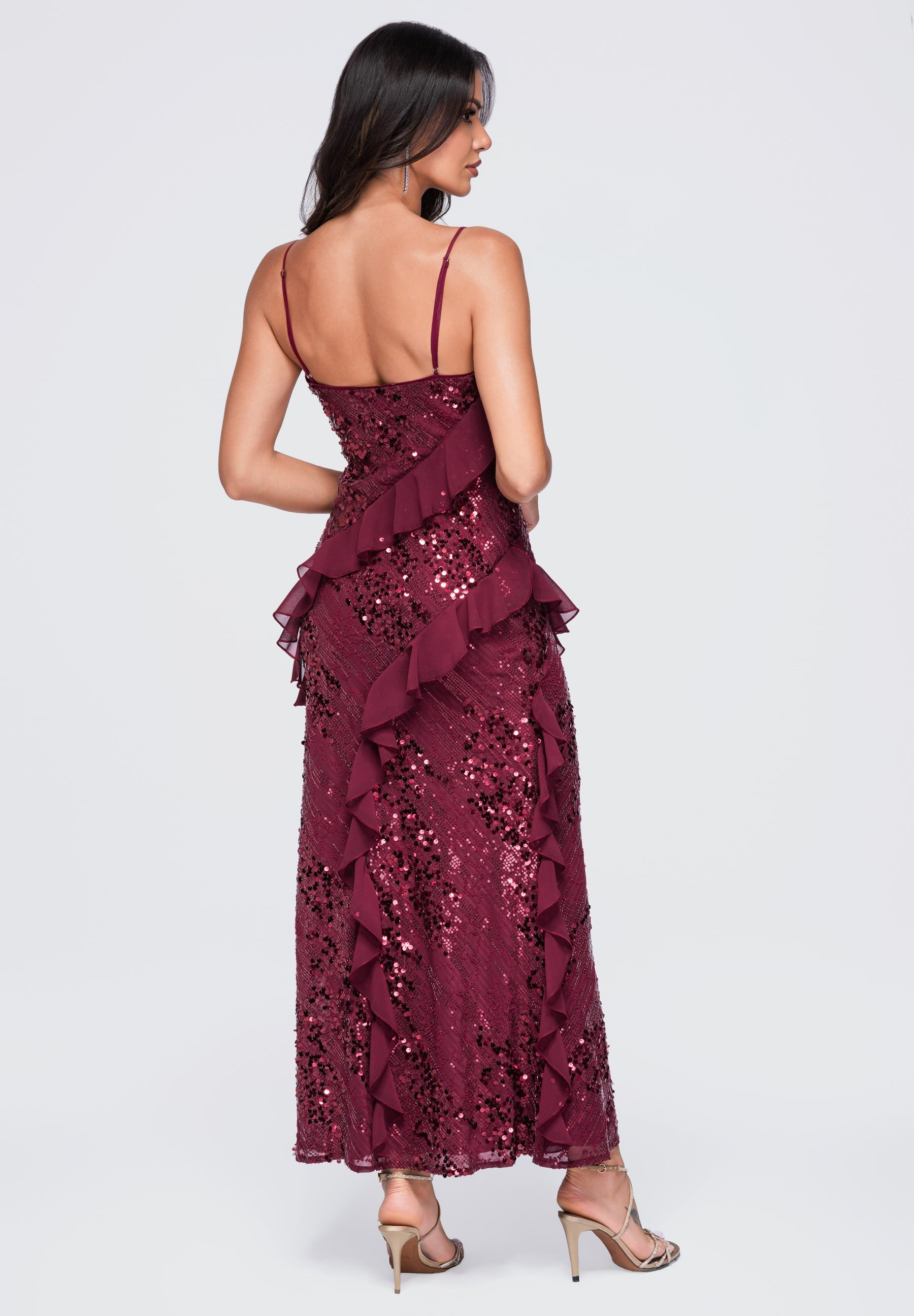 Evening dress burgundy — 2