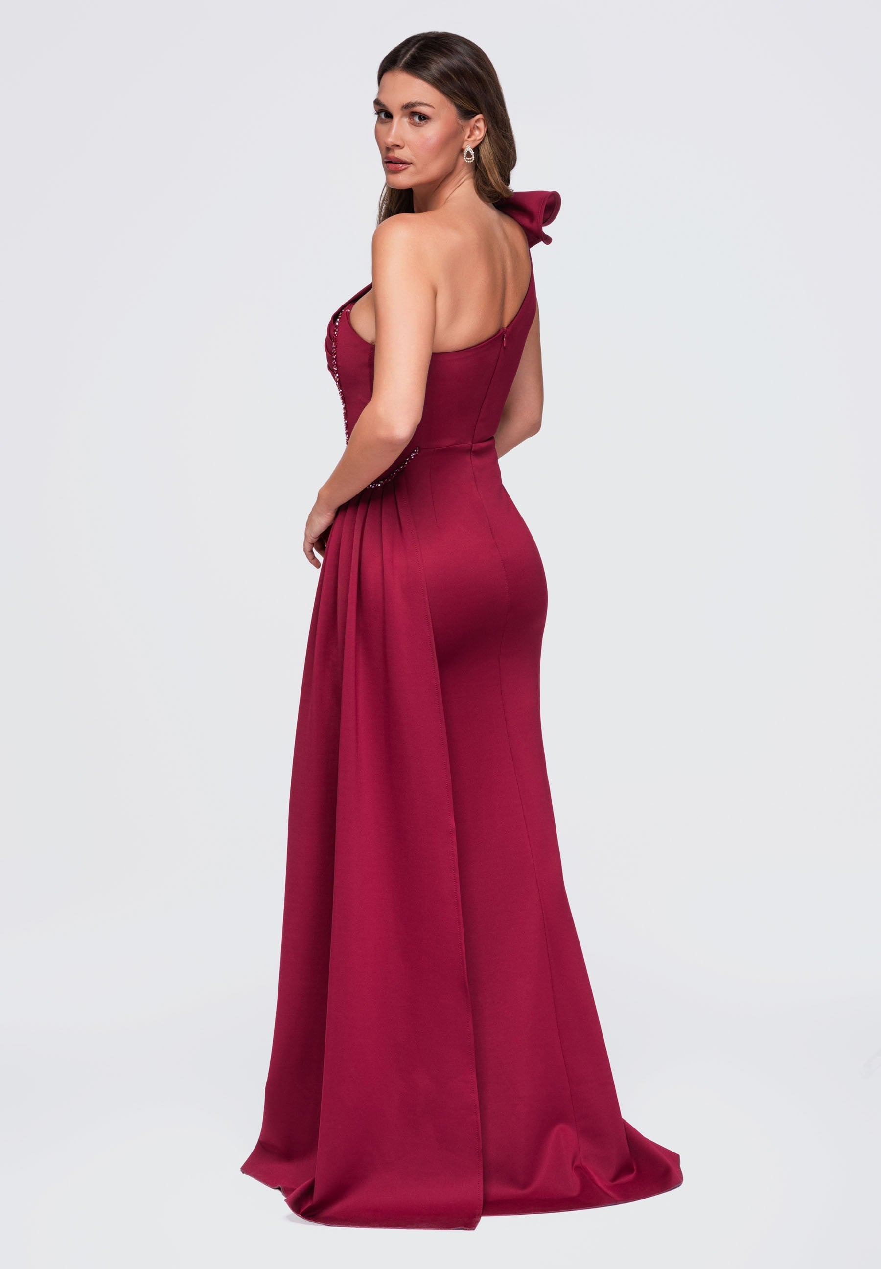 Evening dress burgundy — 2