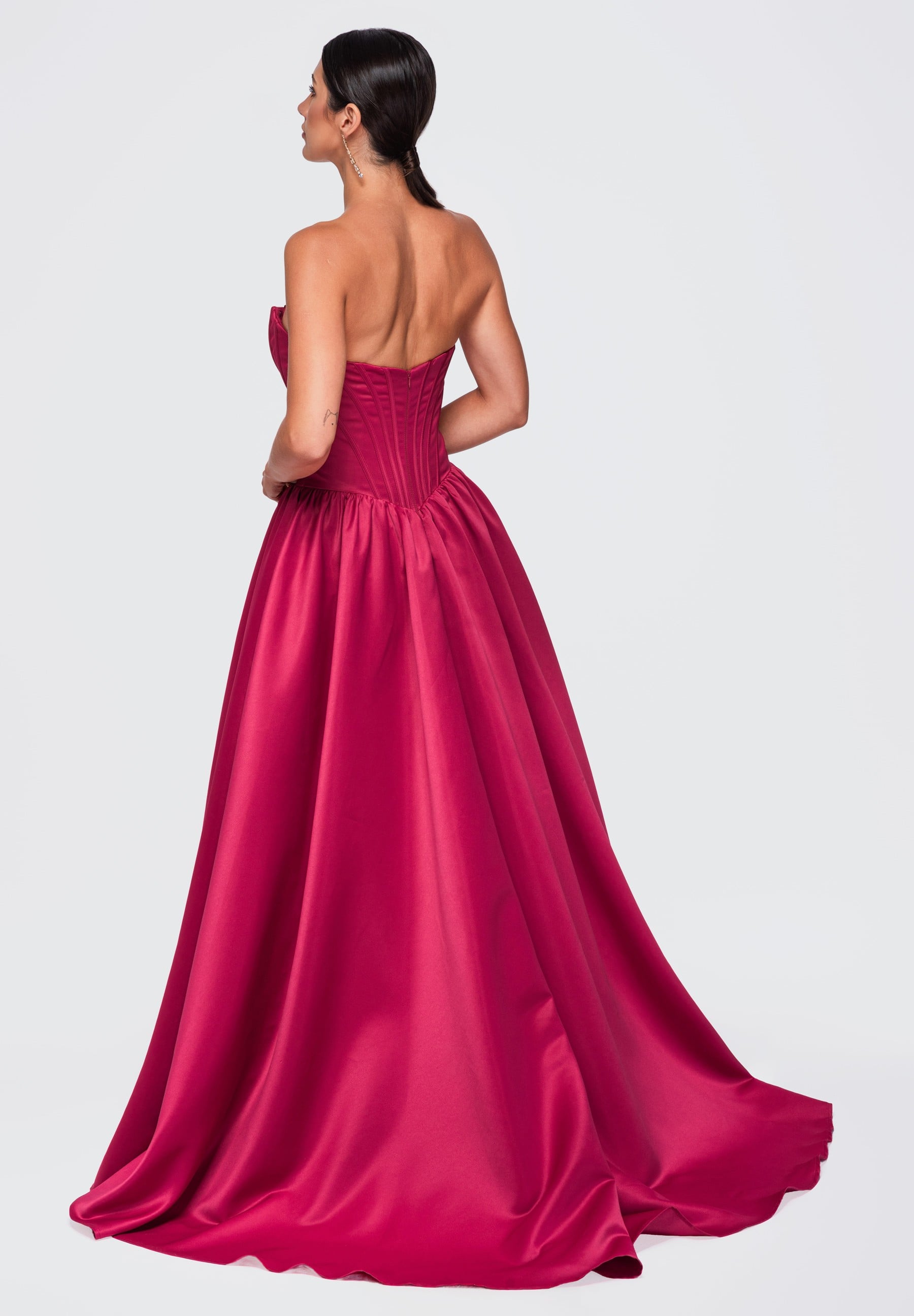 Evening dress burgundy — 5