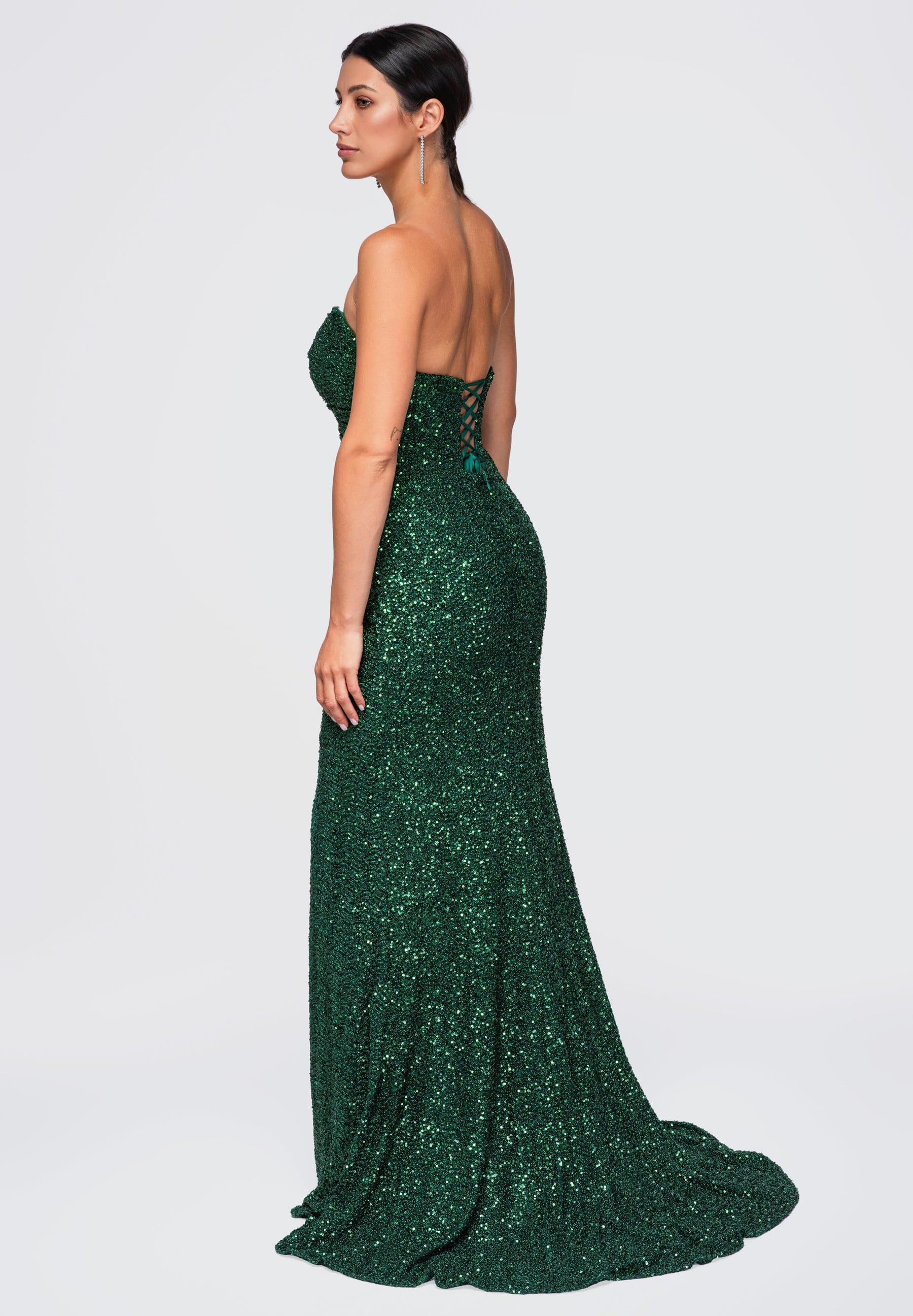 Evening dress green — 5