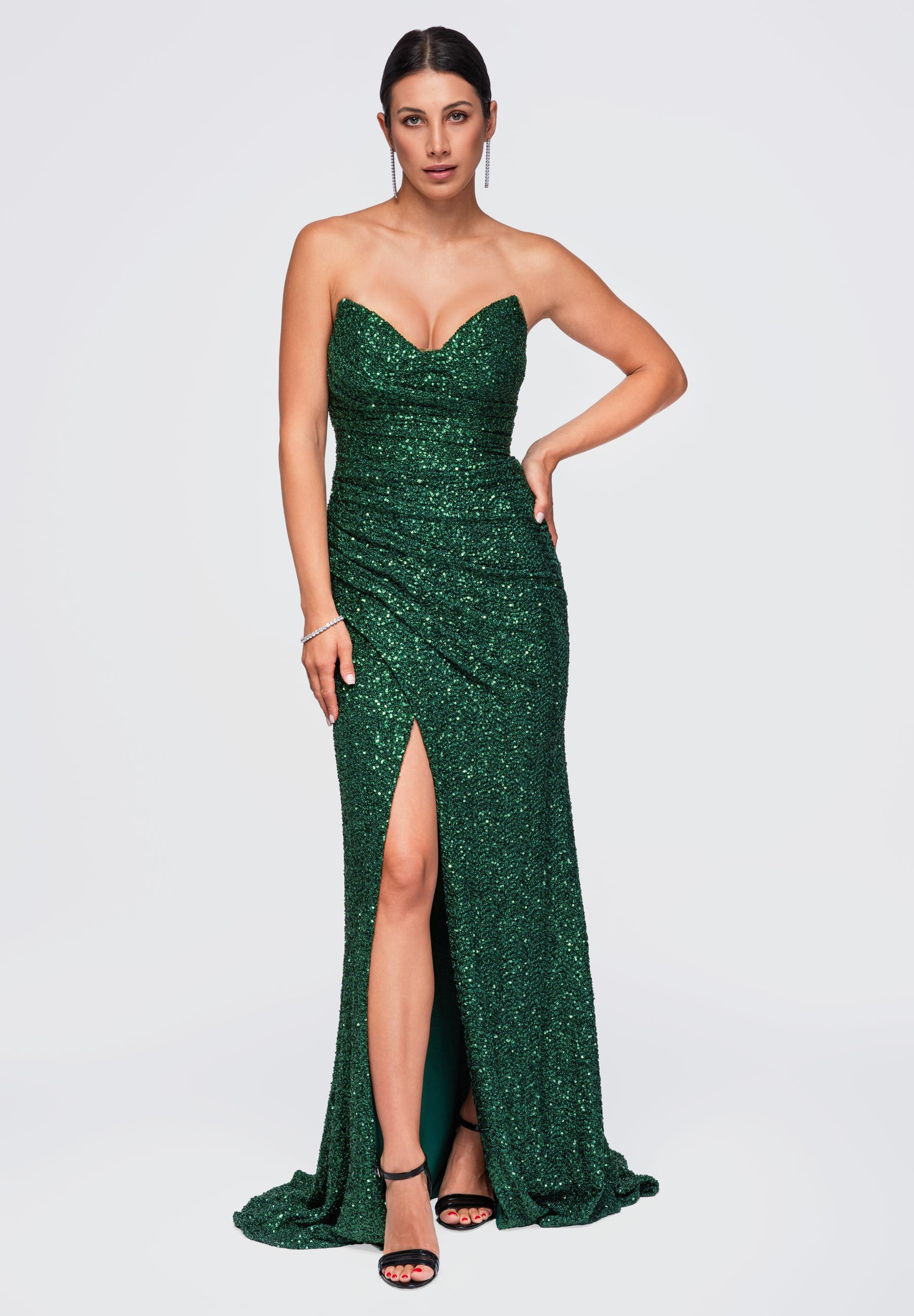 Evening dress green — 7
